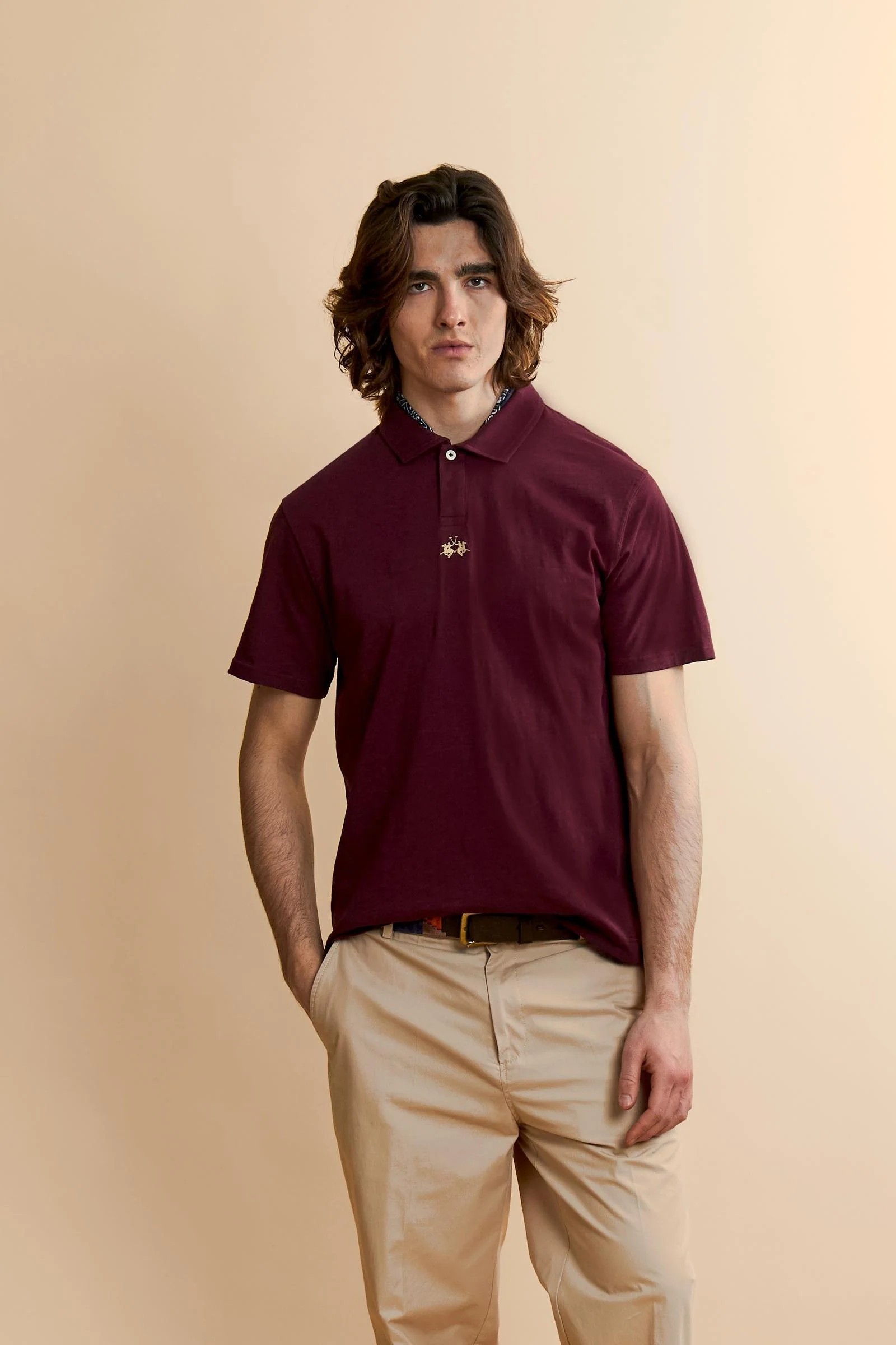 Herren Polo aus Slub-Baumwolljersey - Yoojoon