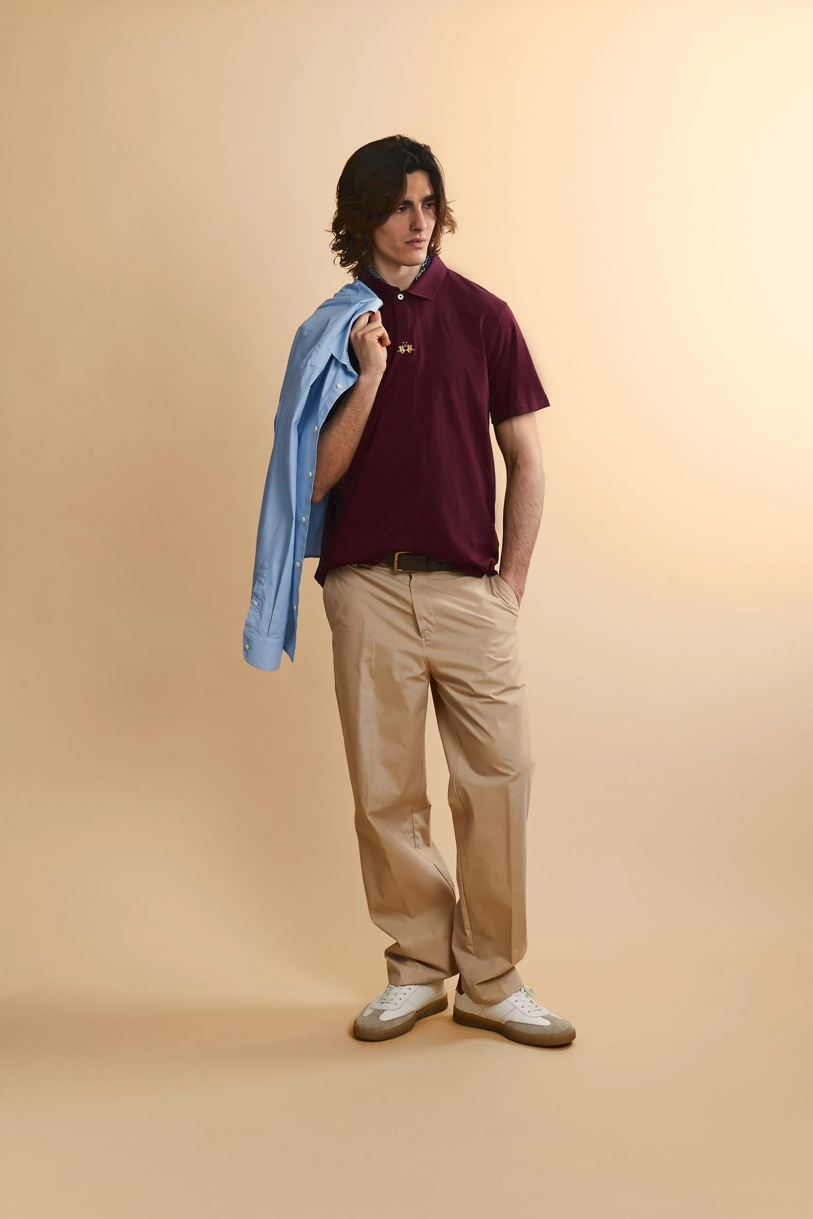 Herren Polo aus Slub-Baumwolljersey - Yoojoon - Image 2