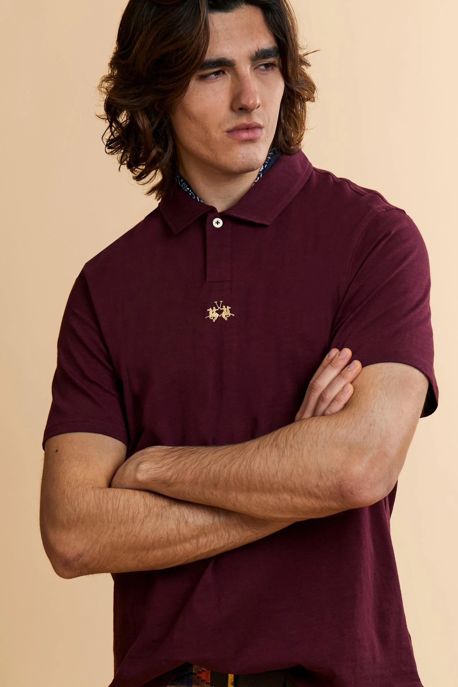Herren Polo aus Slub-Baumwolljersey - Yoojoon - Image 3