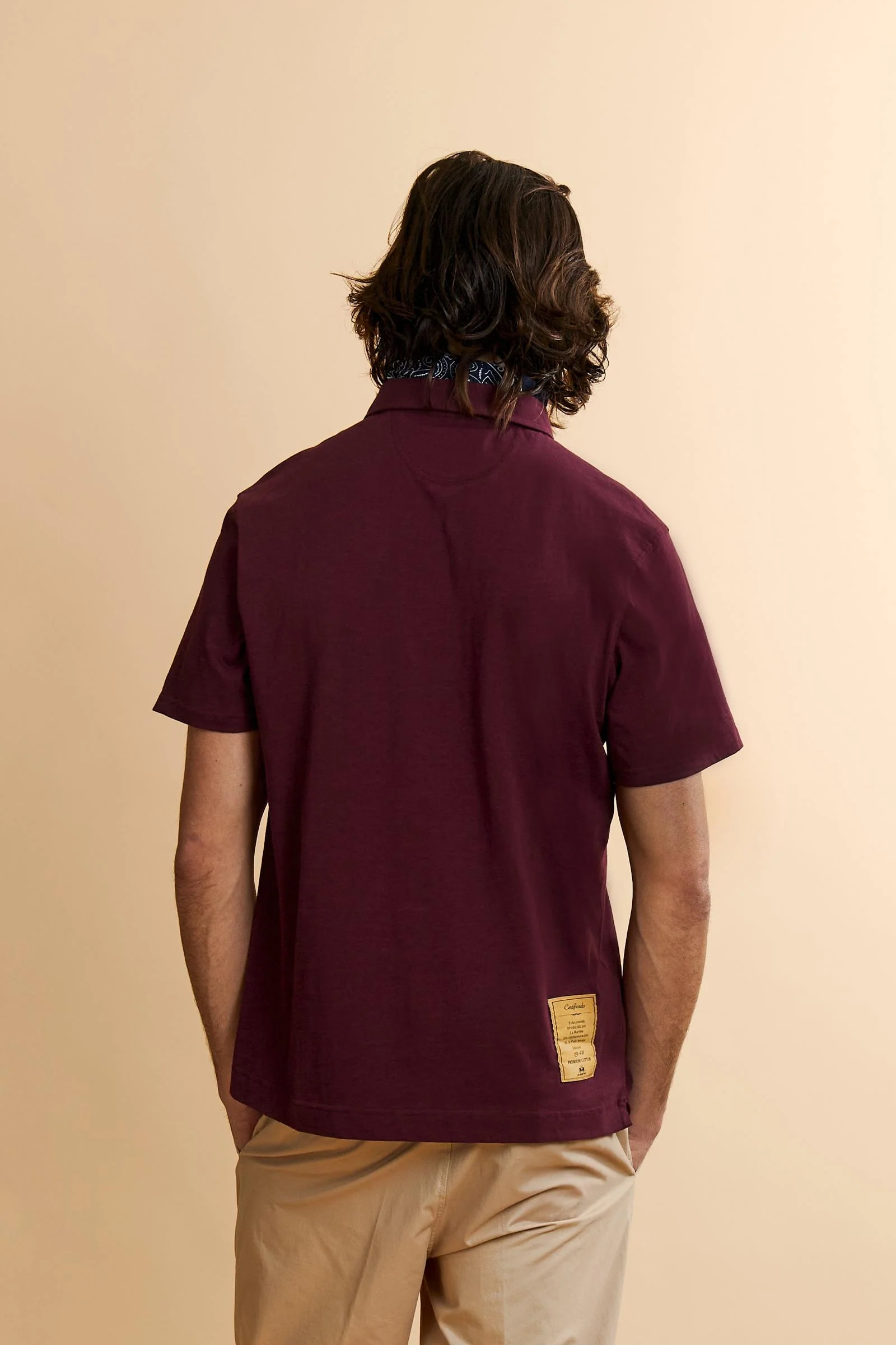 Herren Polo aus Slub-Baumwolljersey - Yoojoon - Image 4