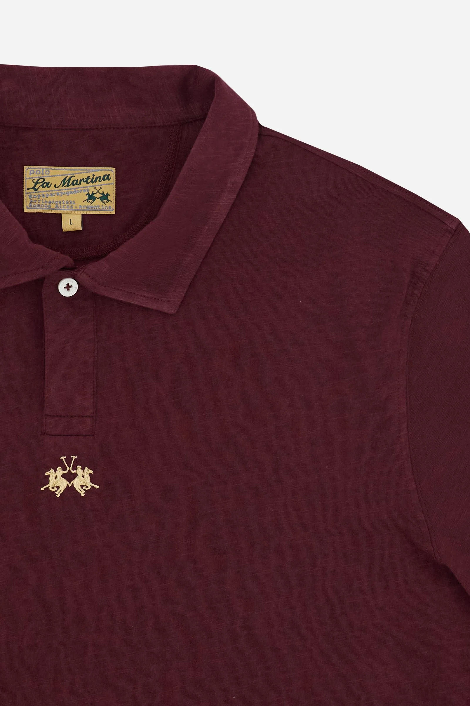 Herren Polo aus Slub-Baumwolljersey - Yoojoon - Image 8
