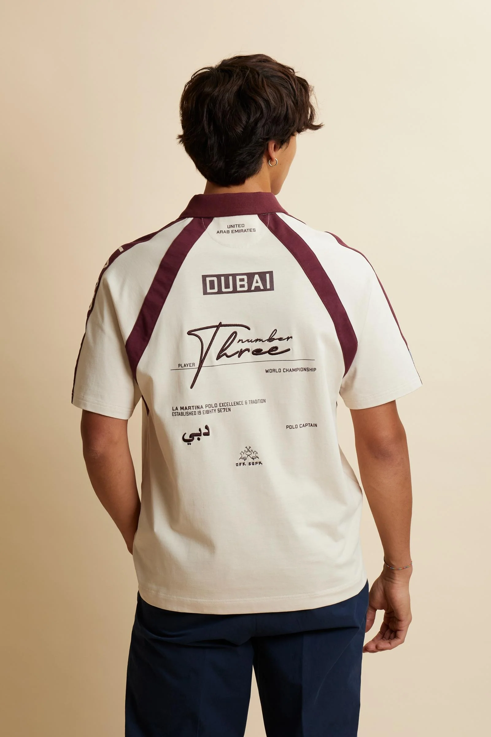 Herren Poloshirt aus Baumwolle Dubai Edition - Clitus - Image 4