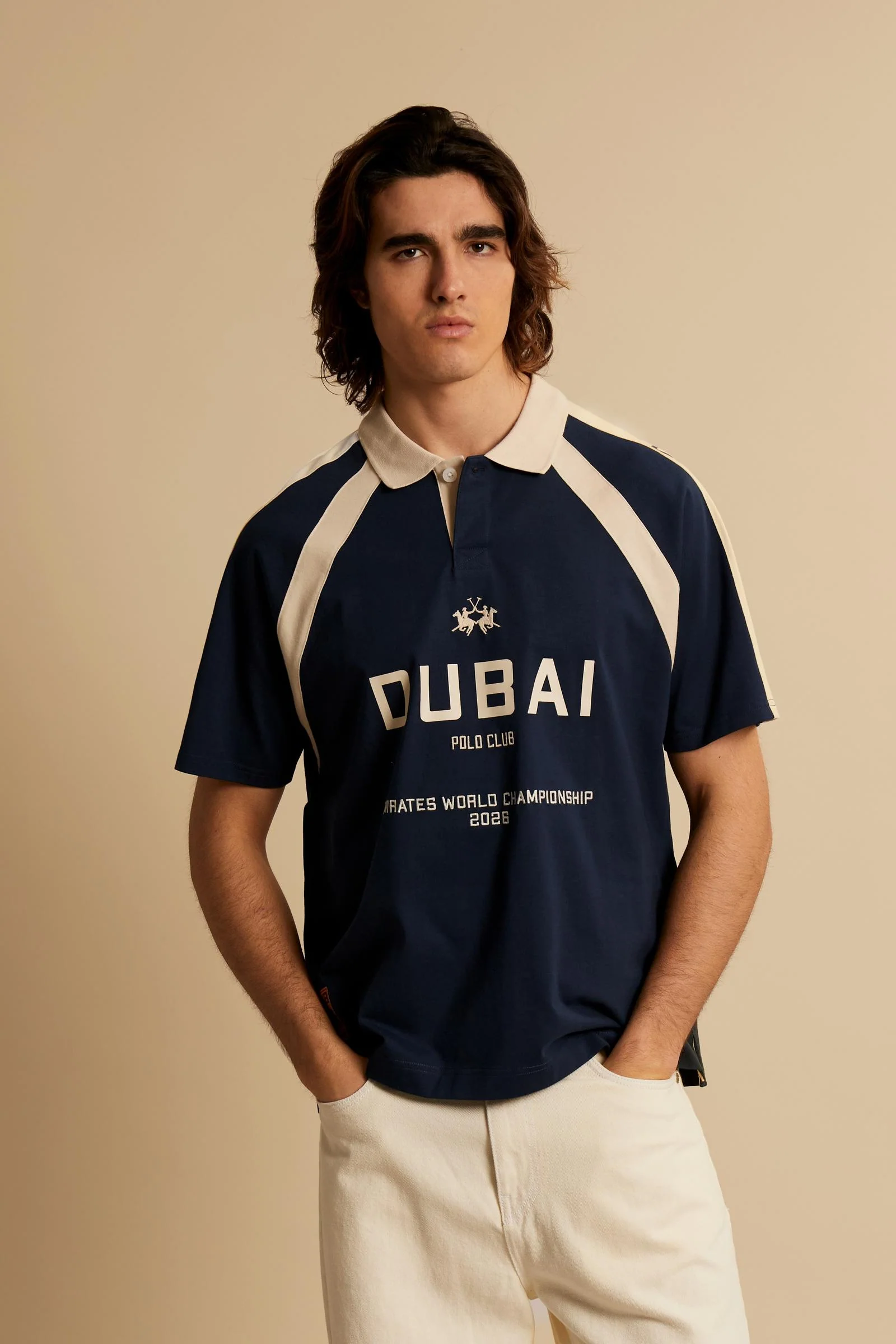 Herren Poloshirt aus Baumwolle Dubai Edition - Clitus