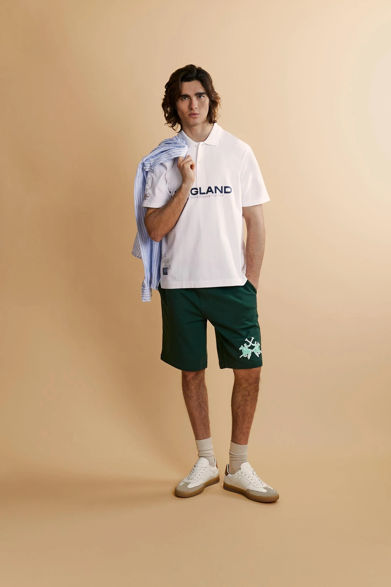 Herren Poloshirt aus Baumwolljersey England Edition - Cosmo - Image 2