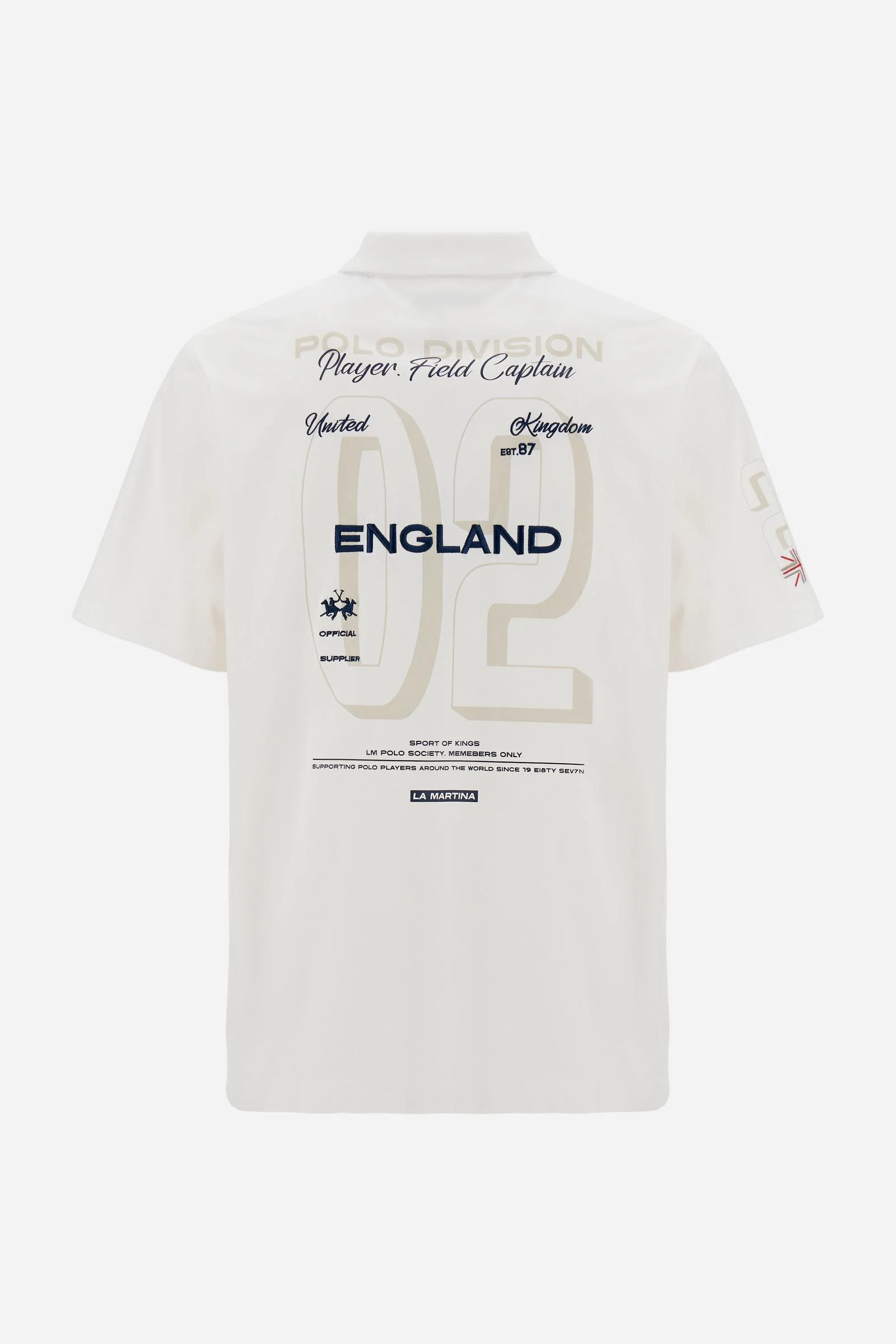 Herren Poloshirt aus Baumwolljersey England Edition - Cosmo - Image 6