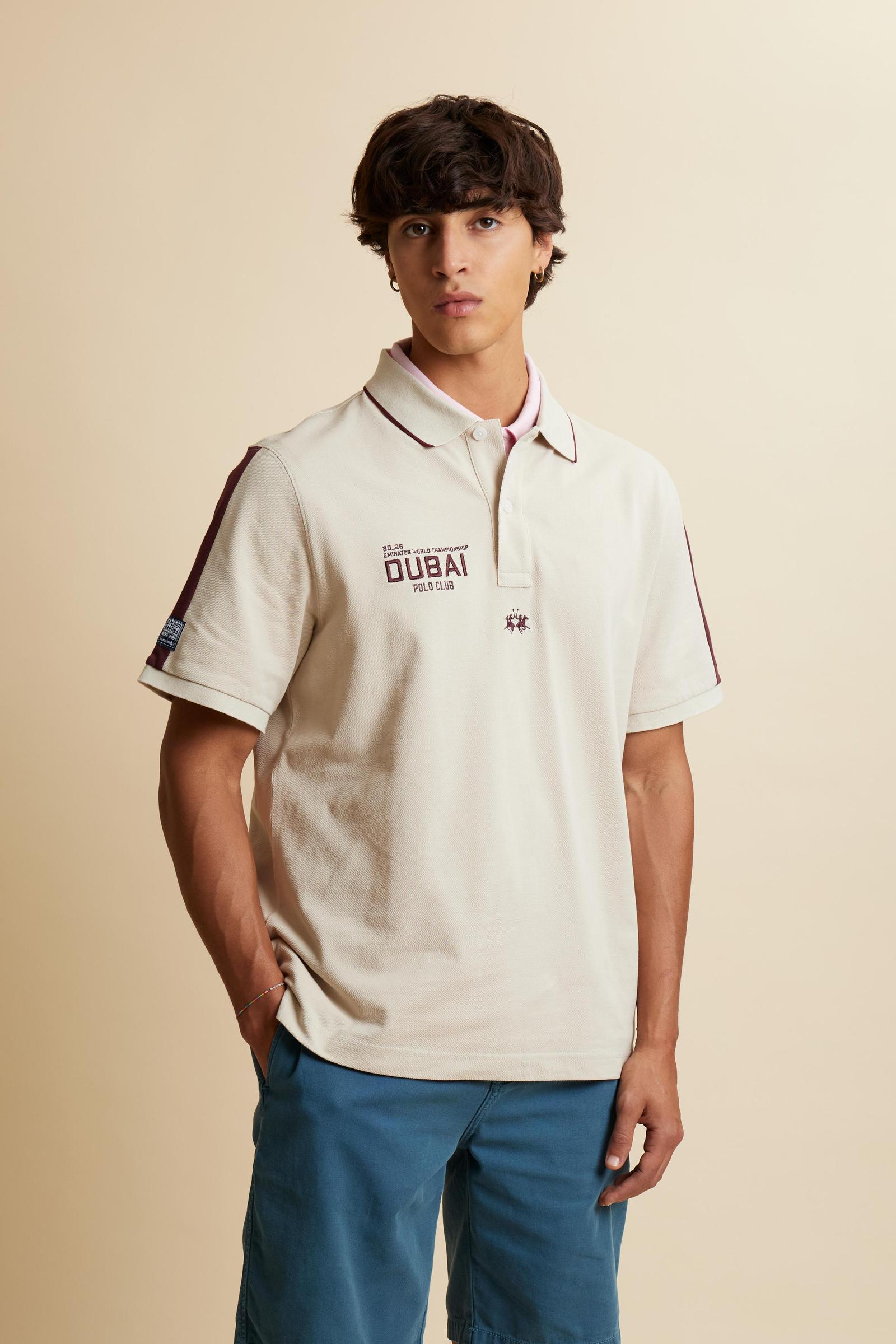Herren Poloshirt aus Baumwollpiqué Dubai Edition - Carter