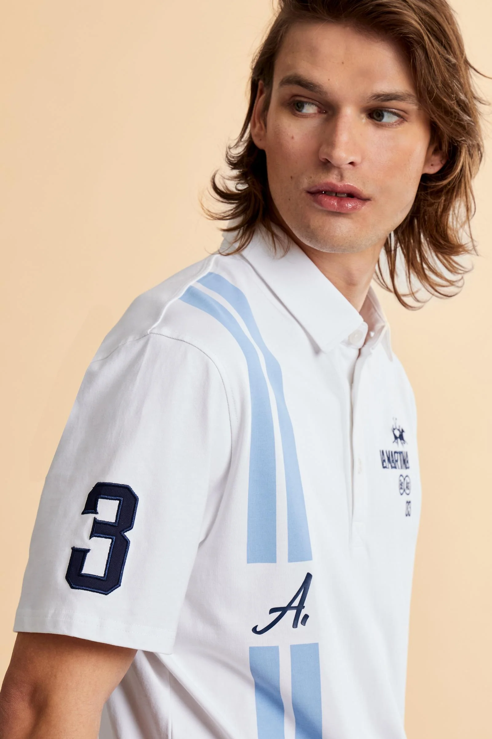 Herren Poloshirt aus Heavy Cotton Jersey Captain 3 - Cuthbert - Image 3