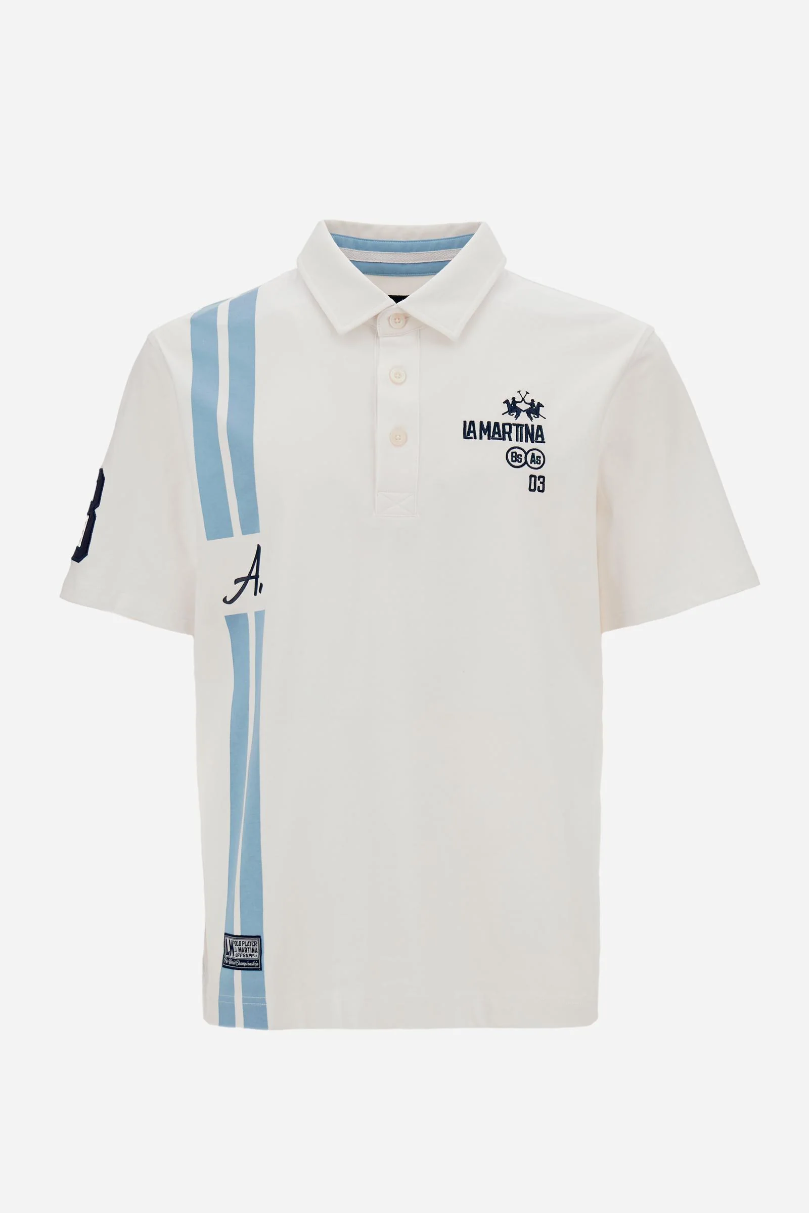 Herren Poloshirt aus Heavy Cotton Jersey Captain 3 - Cuthbert - Image 5
