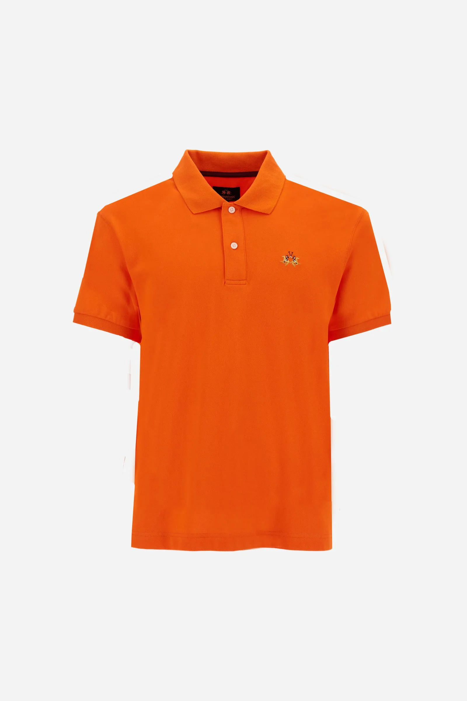 Herren Poloshirt aus Stretch-Piqué mit Trikolore-Logo - Eduardo - Image 5