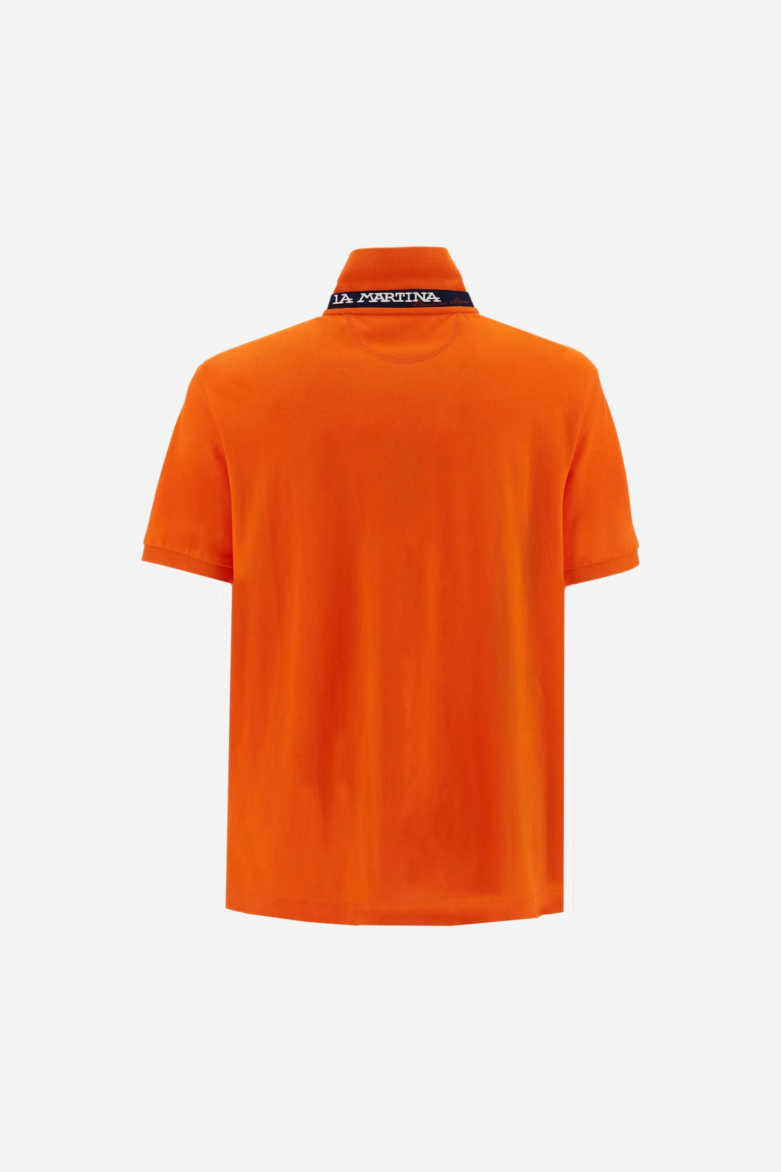 Herren Poloshirt aus Stretch-Piqué mit Trikolore-Logo - Eduardo - Image 6