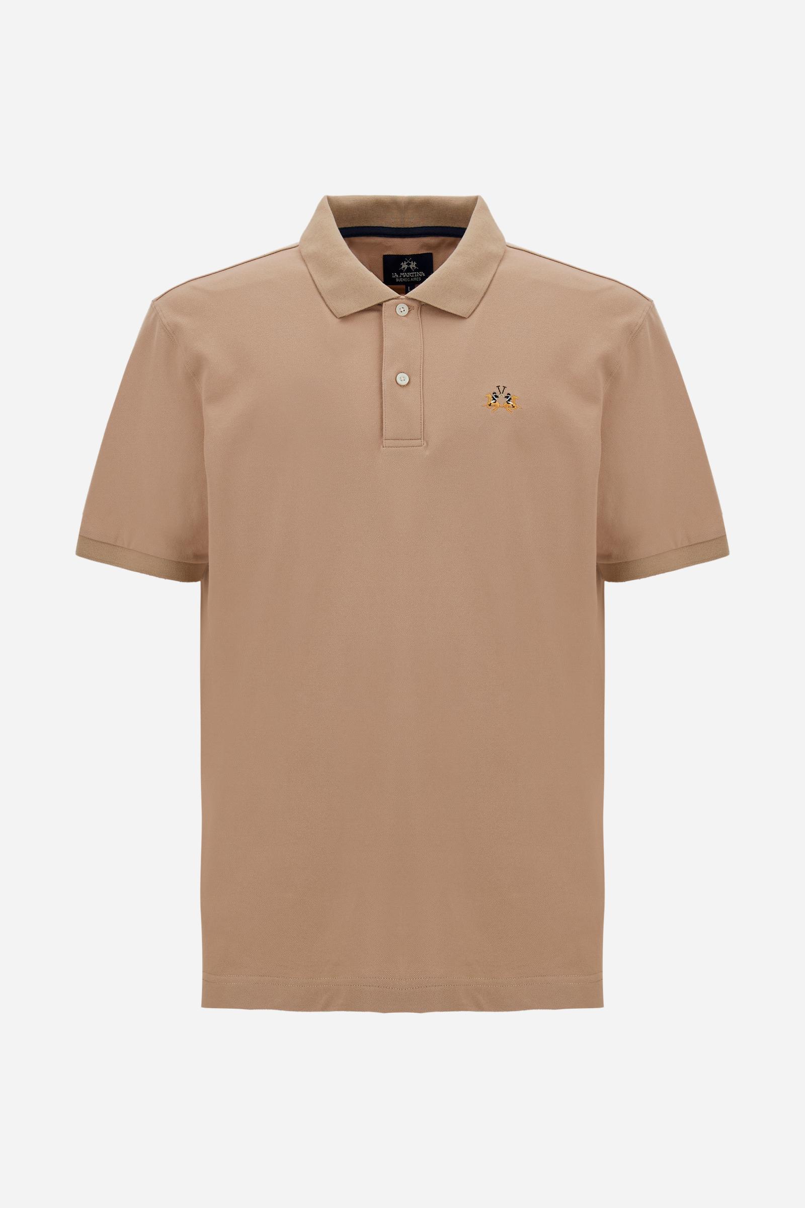 Herren Poloshirt aus Stretch-Piqué mit Trikolore-Logo - Eduardo - Image 5