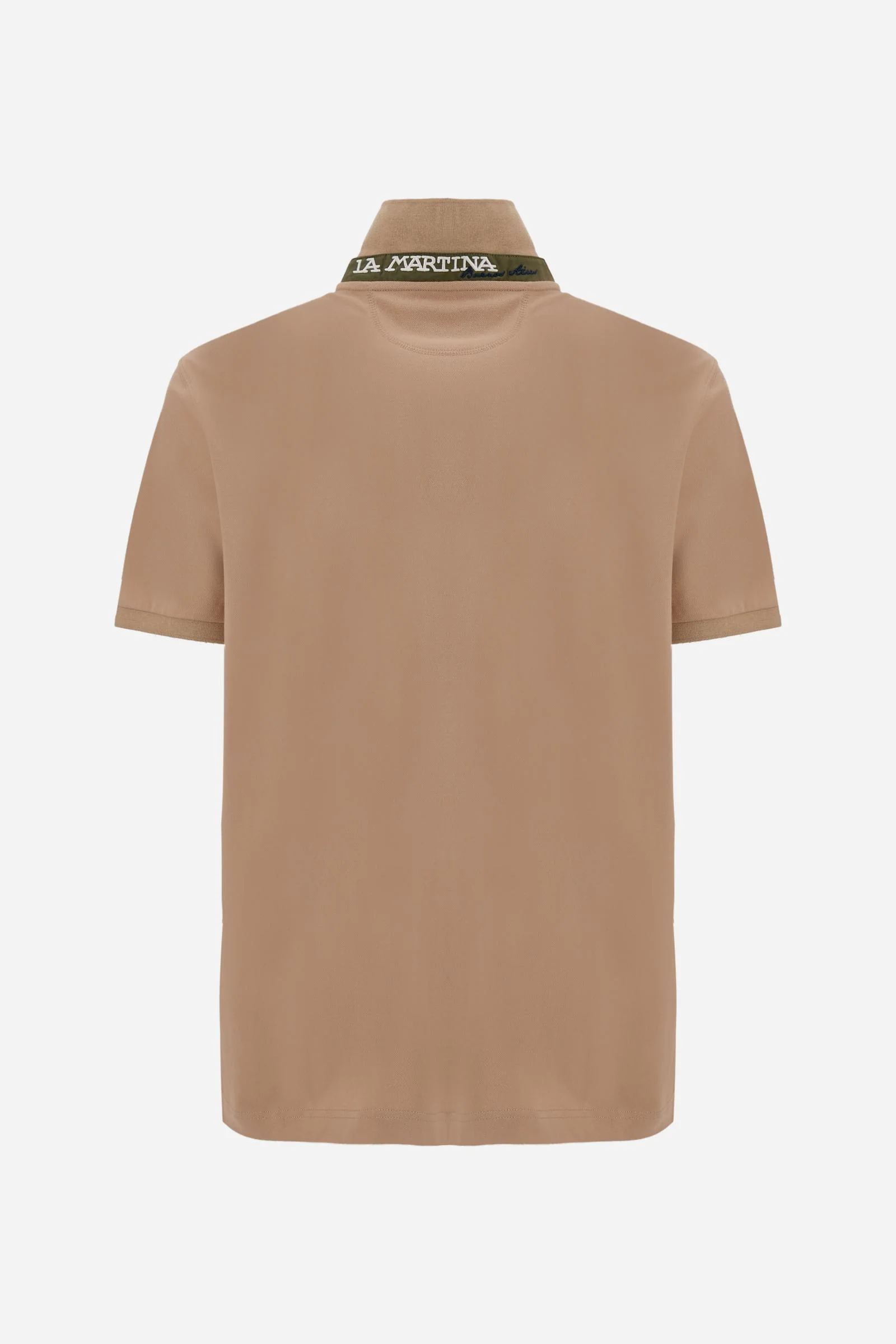 Herren Poloshirt aus Stretch-Piqué mit Trikolore-Logo - Eduardo - Image 6