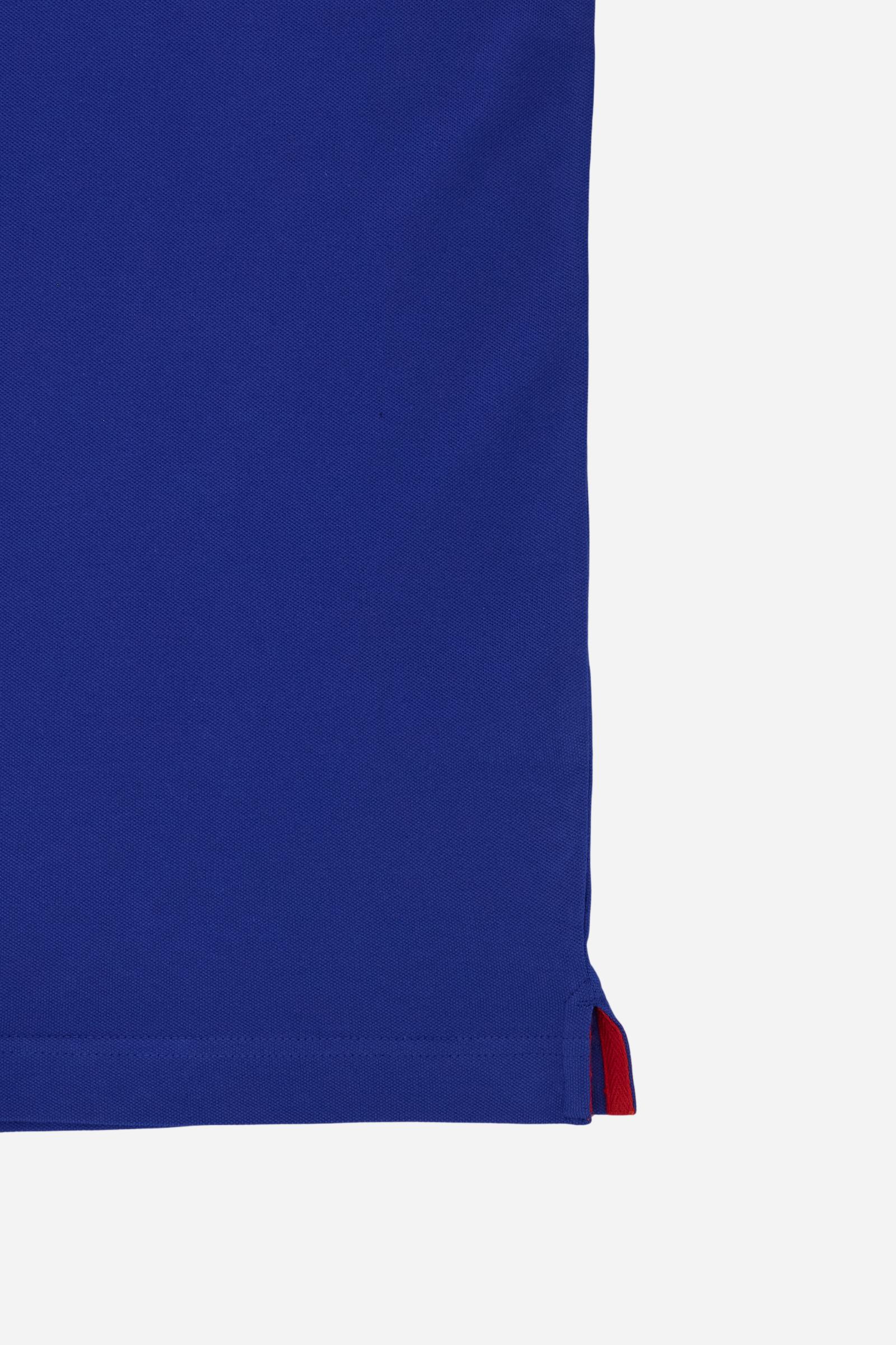 Herren Poloshirt aus Stretch-Piqué mit Trikolore-Logo - Eduardo - Image 7