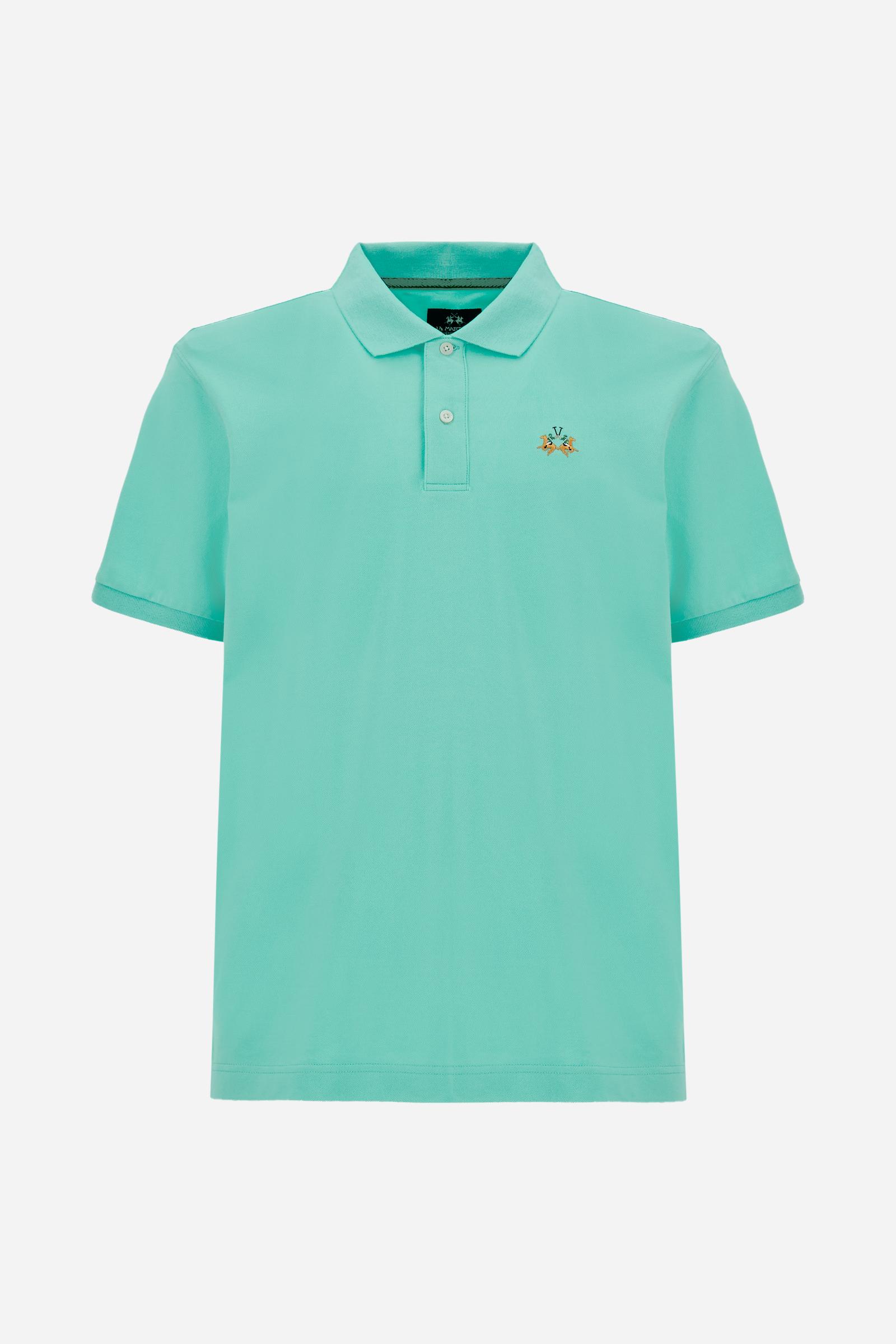 Herren Poloshirt aus Stretch-Piqué mit Trikolore-Logo - Eduardo - Image 5