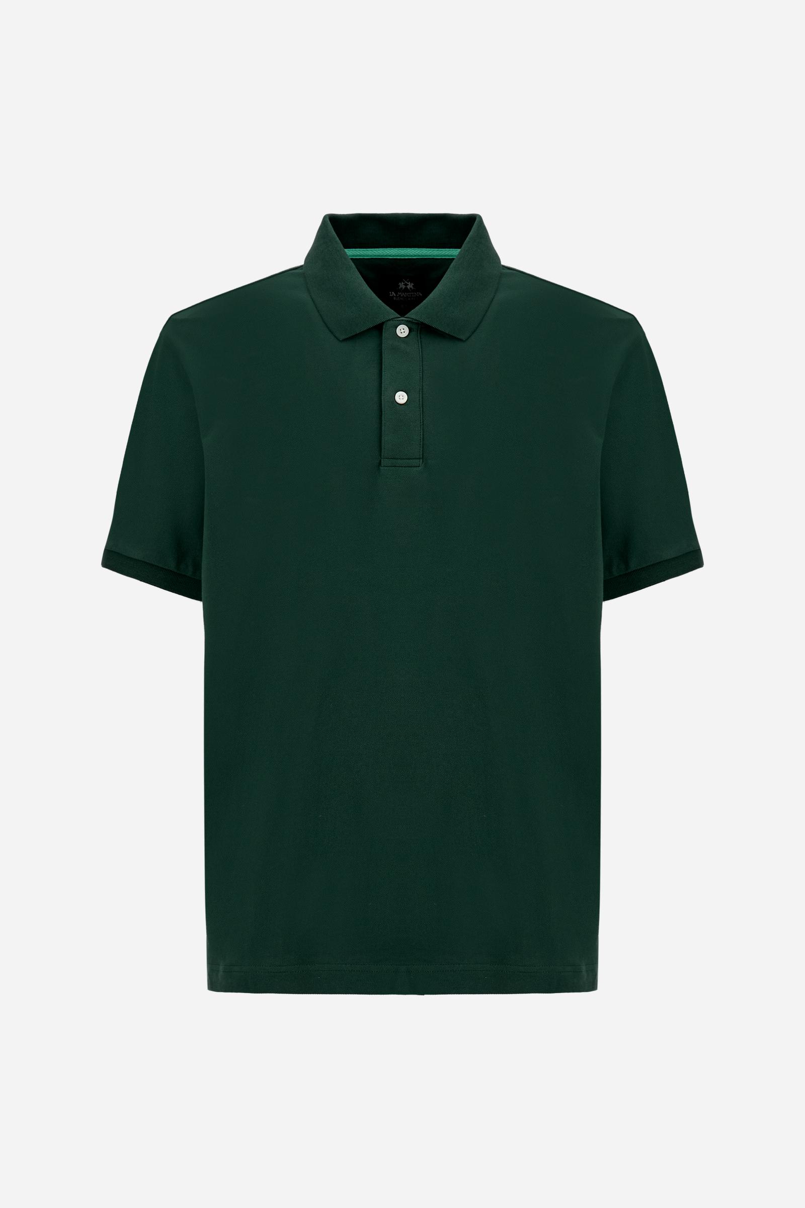 Herren Poloshirt aus Stretch-Piqué mit Trikolore-Logo - Eduardo - Image 5