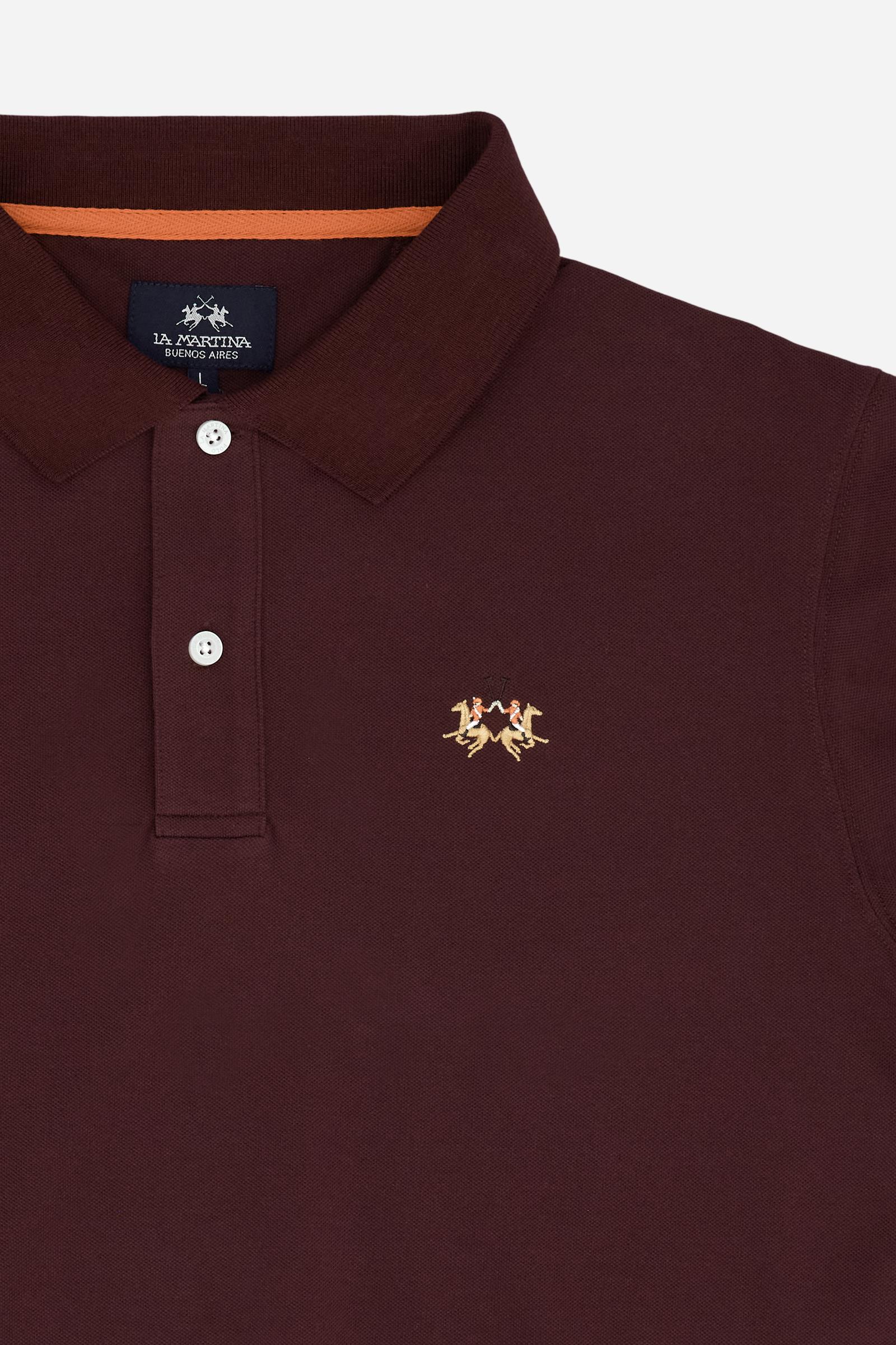 Herren Poloshirt aus Stretch-Piqué mit Trikolore-Logo - Eduardo - Image 8