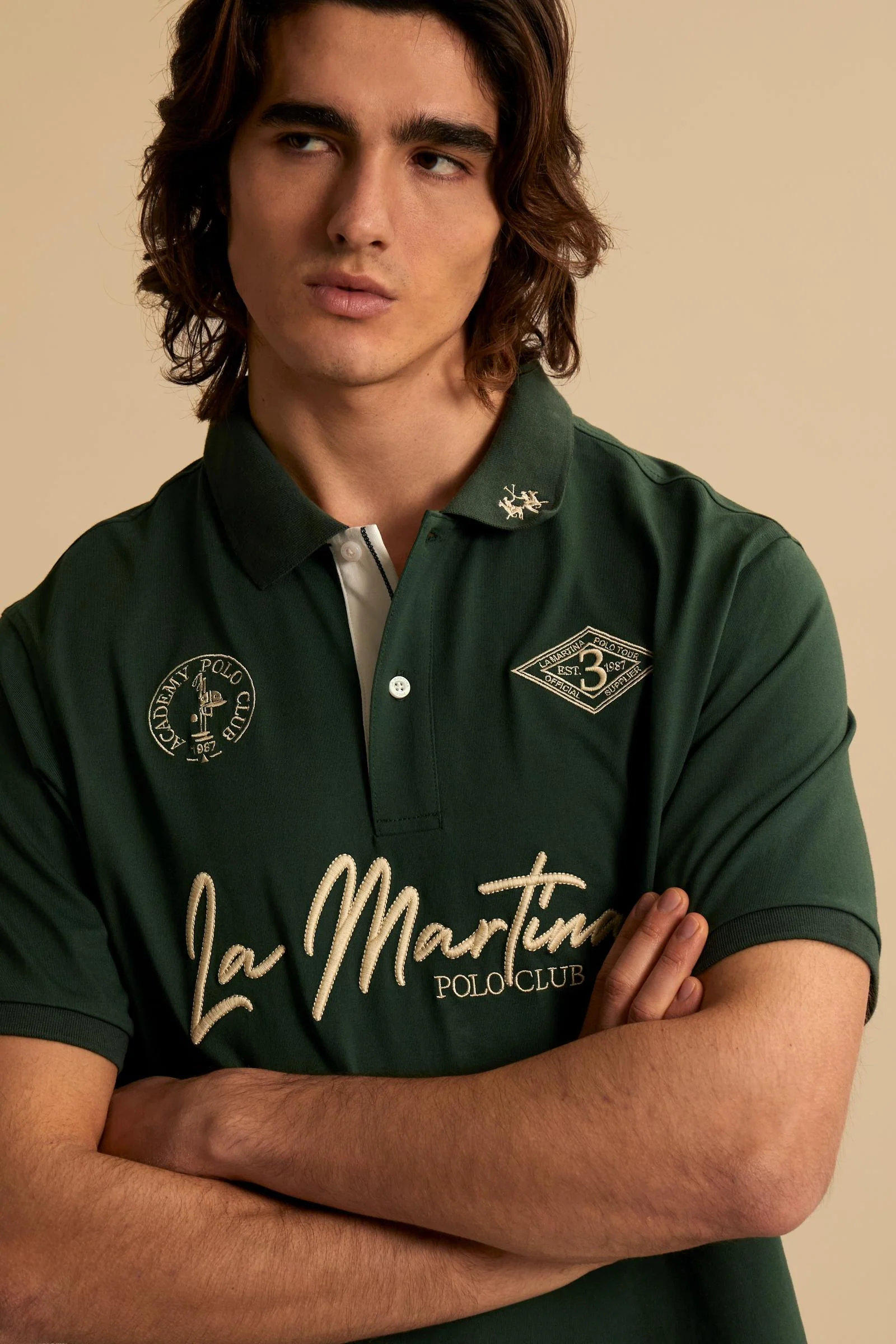 Herren Poloshirt Baumwolljersey Academy Polo Club - Cal - Image 3