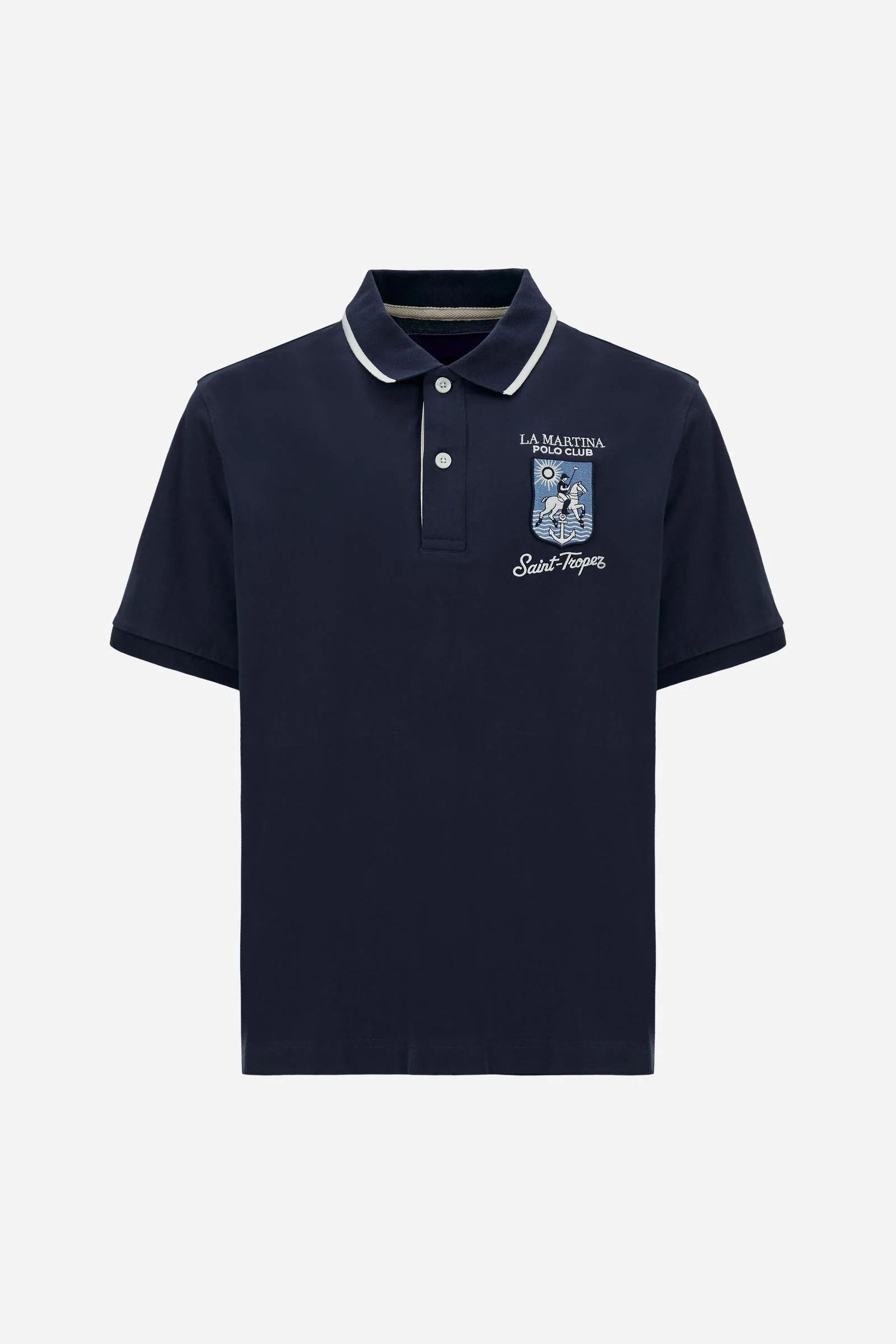 Herren Poloshirt mit kurzen Ärmeln aus Jersey Saint Tropez - Charlton - Image 5