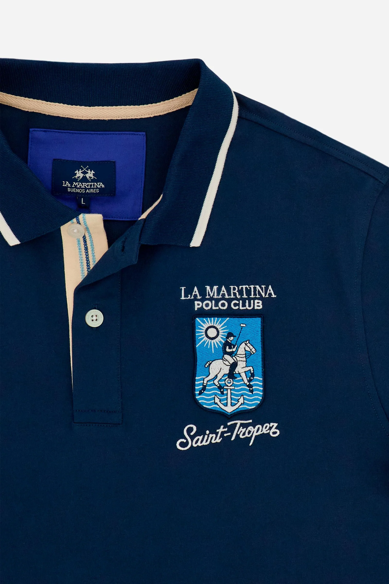 Herren Poloshirt mit kurzen Ärmeln aus Jersey Saint Tropez - Charlton - Image 8