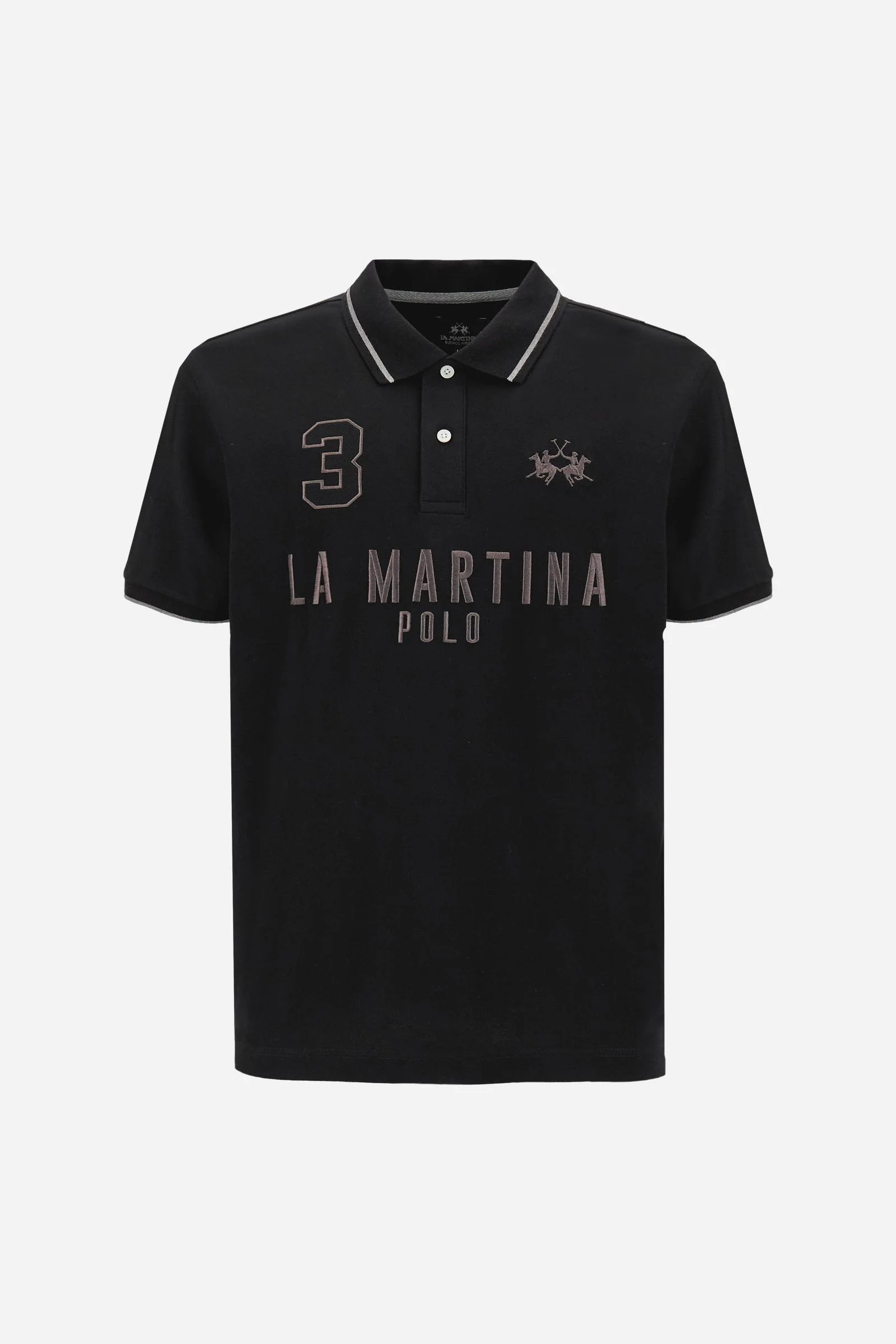 Herren Poloshirt mit kurzen Ärmeln aus Stretch-Piqué Iconic - Yeshayahu - Image 4