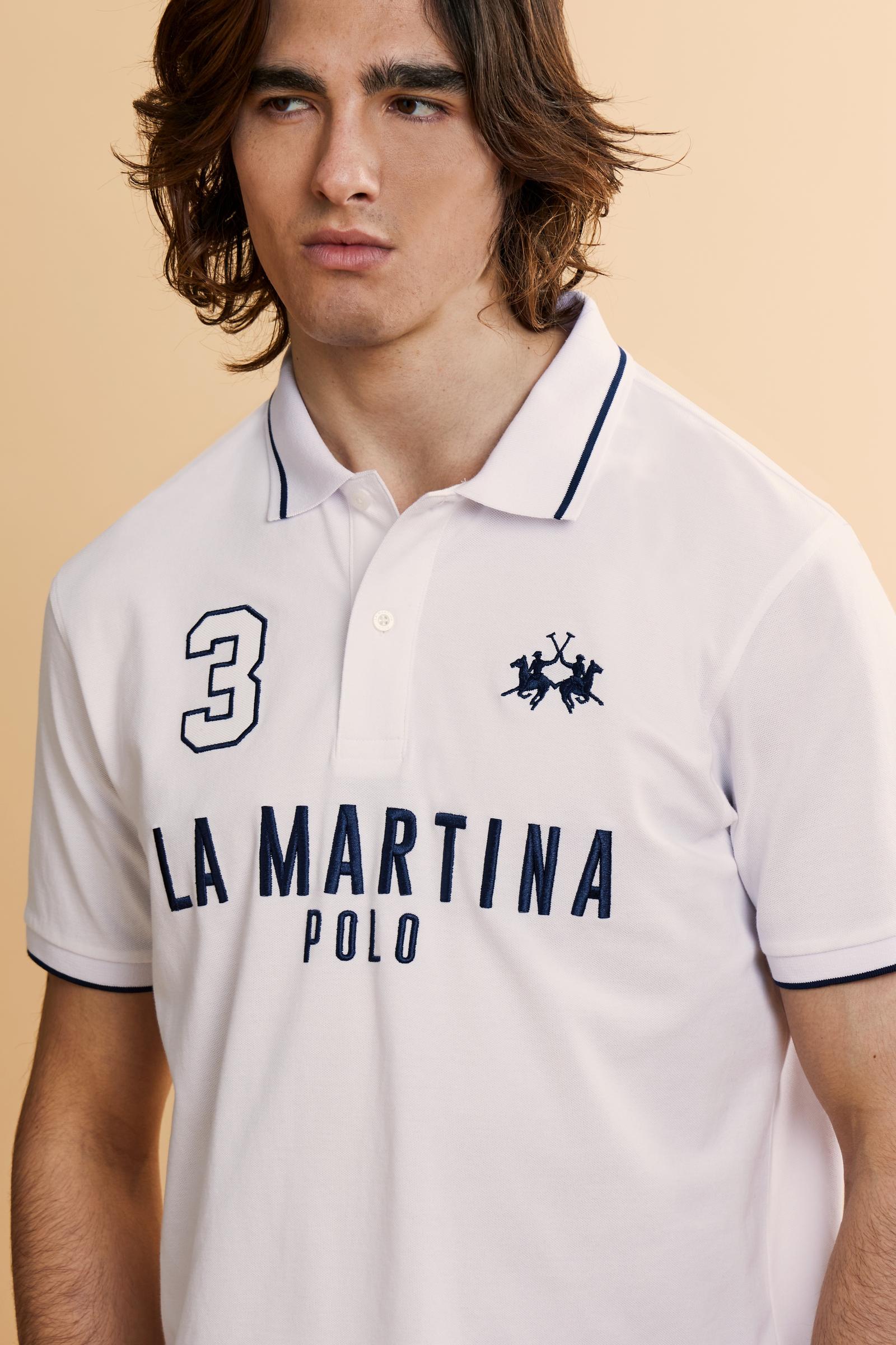 Herren Poloshirt mit kurzen Ärmeln aus Stretch-Piqué Iconic - Yeshayahu - Image 3