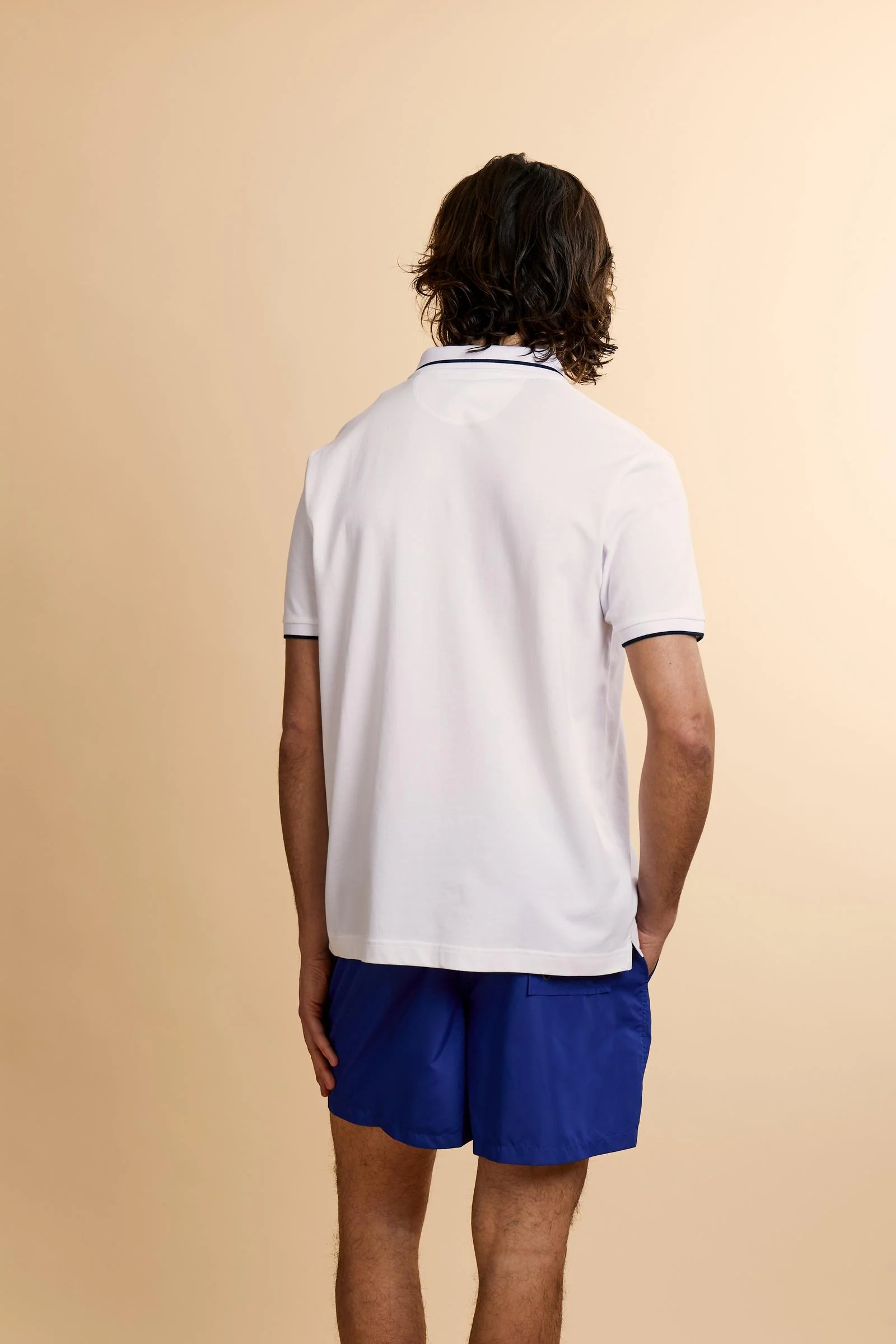 Herren Poloshirt mit kurzen Ärmeln aus Stretch-Piqué Iconic - Yeshayahu - Image 4