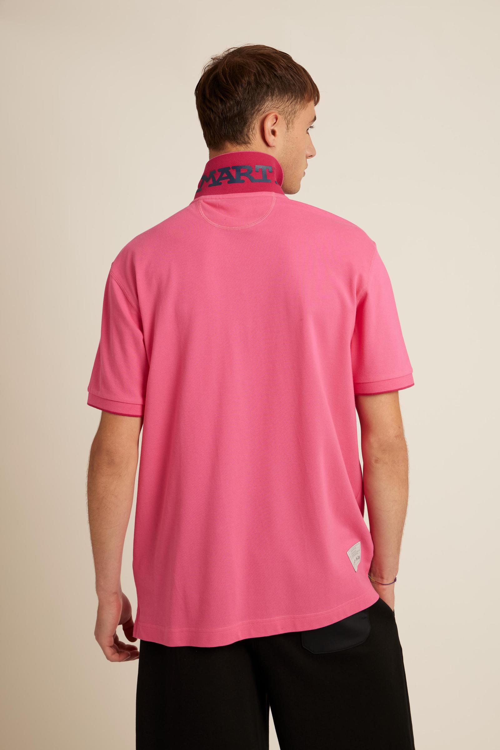 Herren Poloshirt mit kurzen Ärmeln aus Stretch-Piqué mit Iconic Team Logo - Miguel - Image 4