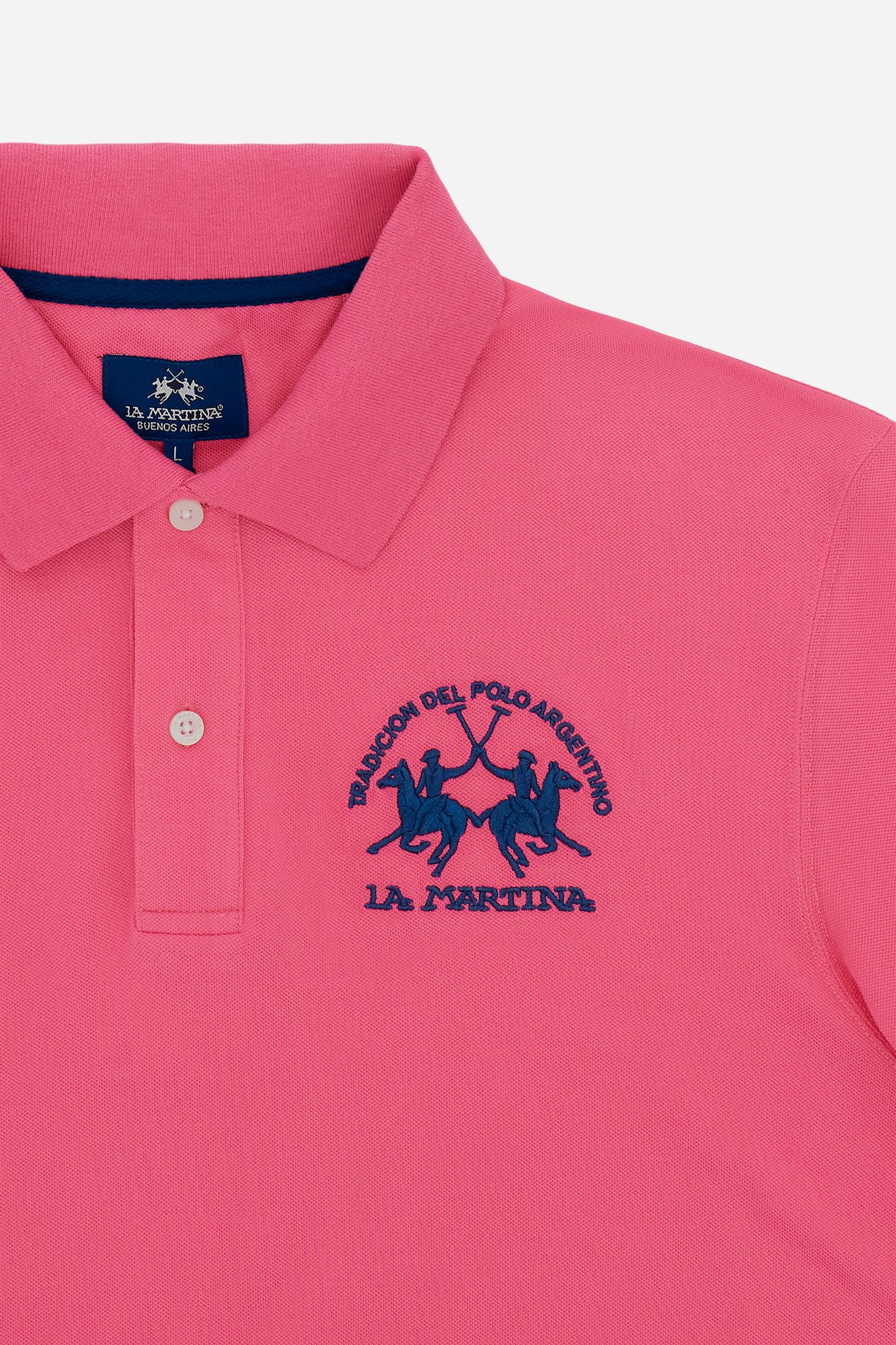 Herren Poloshirt mit kurzen Ärmeln aus Stretch-Piqué mit Iconic Team Logo - Miguel - Image 6