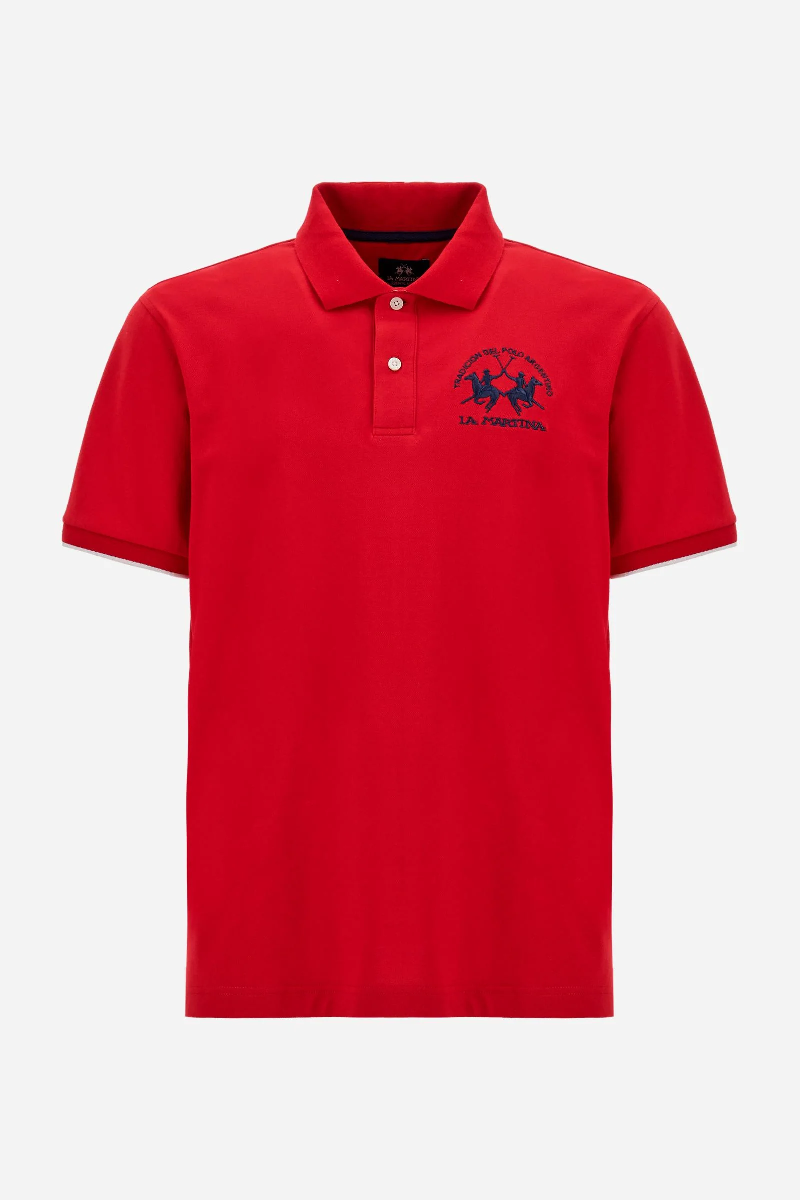 Herren Poloshirt mit kurzen Ärmeln aus Stretch-Piqué mit Iconic Team Logo - Miguel - Image 5