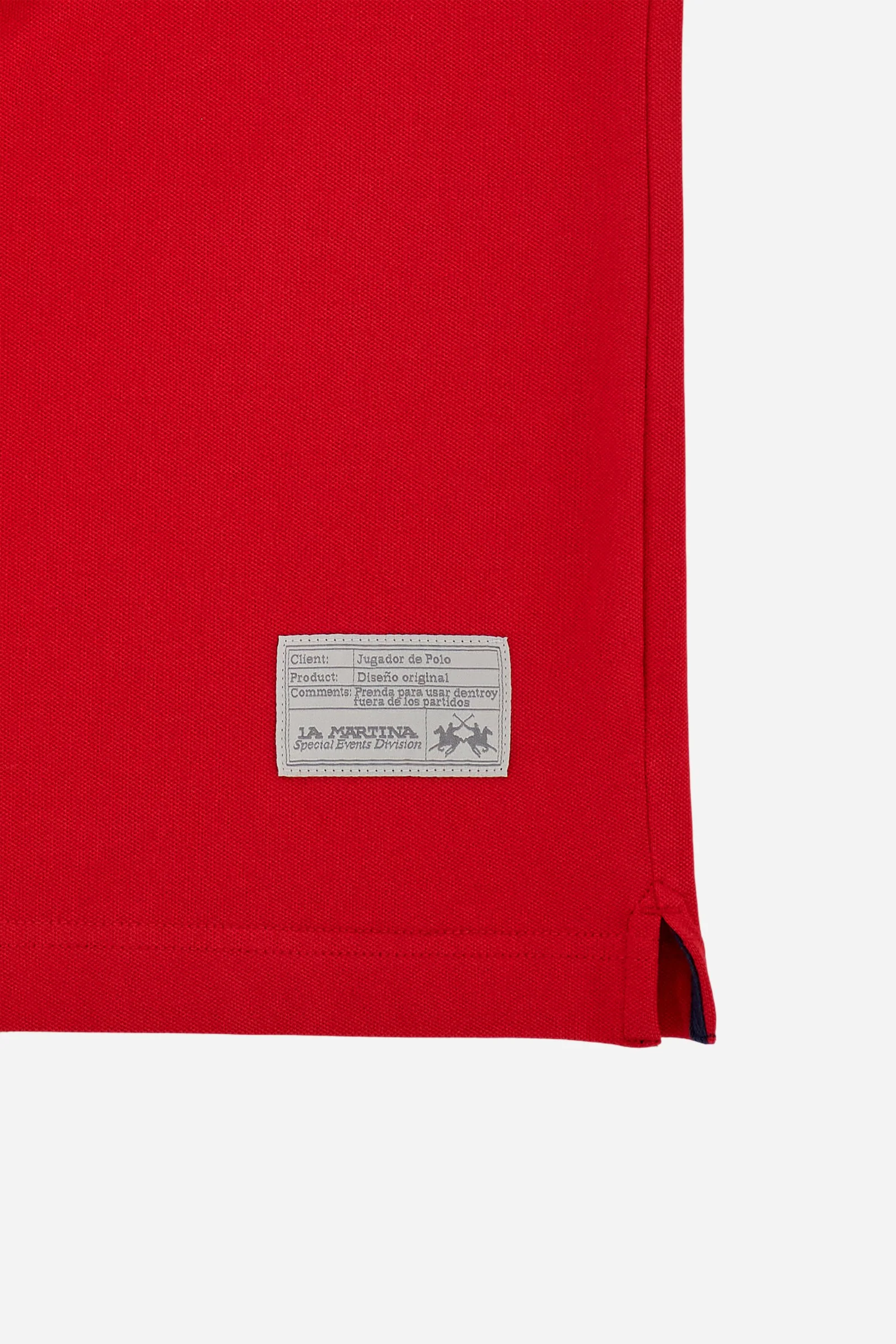 Herren Poloshirt mit kurzen Ärmeln aus Stretch-Piqué mit Iconic Team Logo - Miguel - Image 7