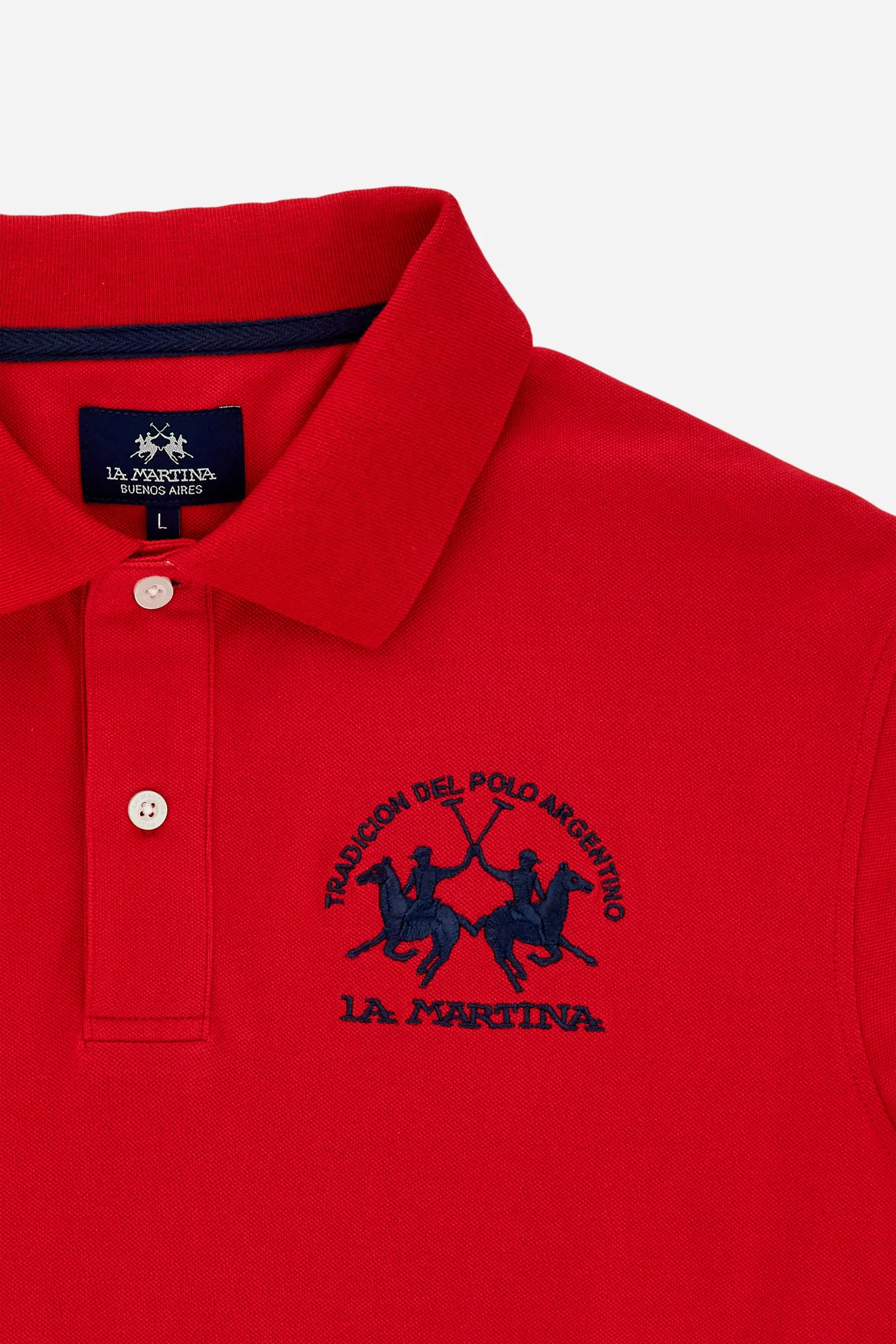 Herren Poloshirt mit kurzen Ärmeln aus Stretch-Piqué mit Iconic Team Logo - Miguel - Image 8