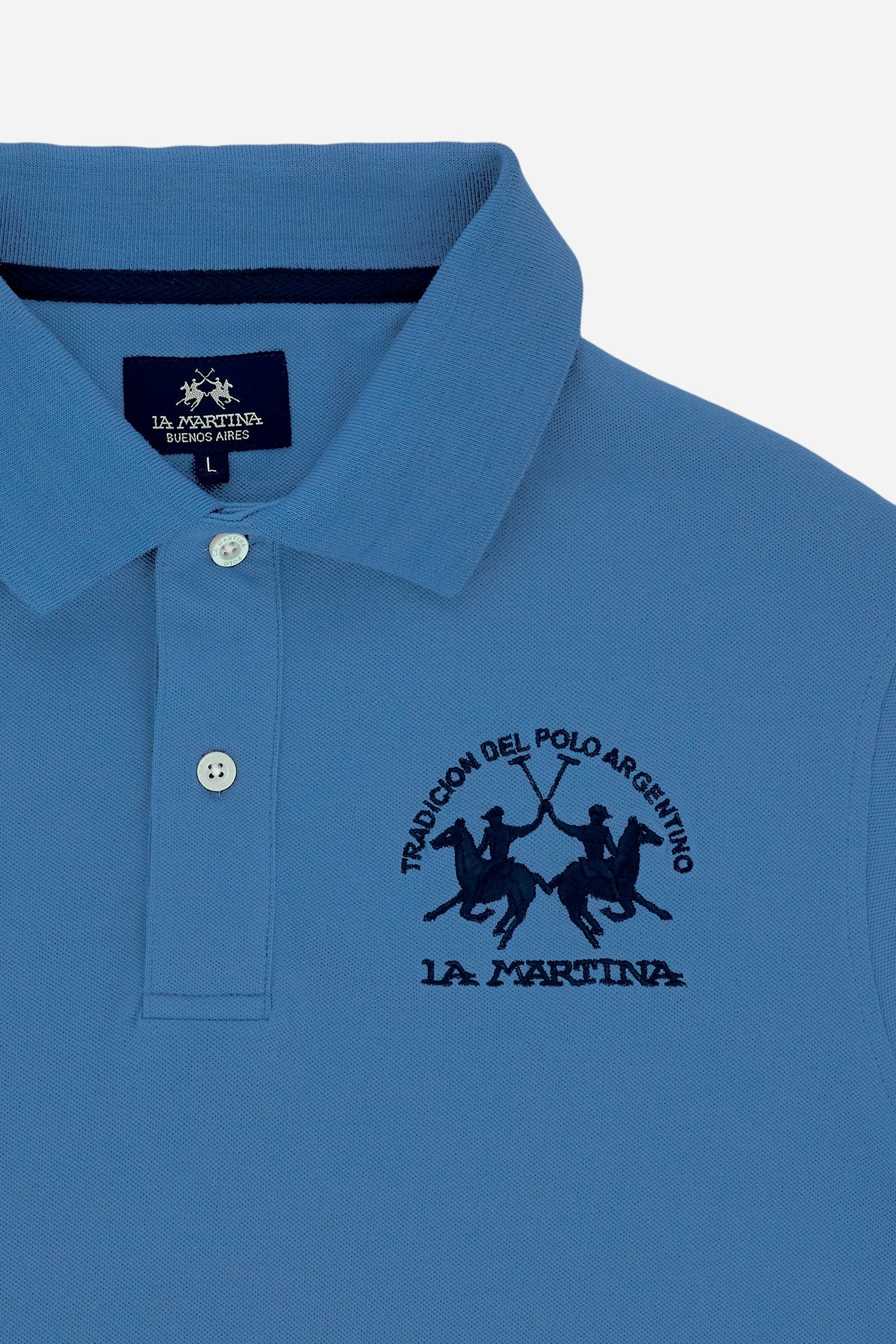 Herren Poloshirt mit kurzen Ärmeln aus Stretch-Piqué mit Iconic Team Logo - Miguel - Image 8