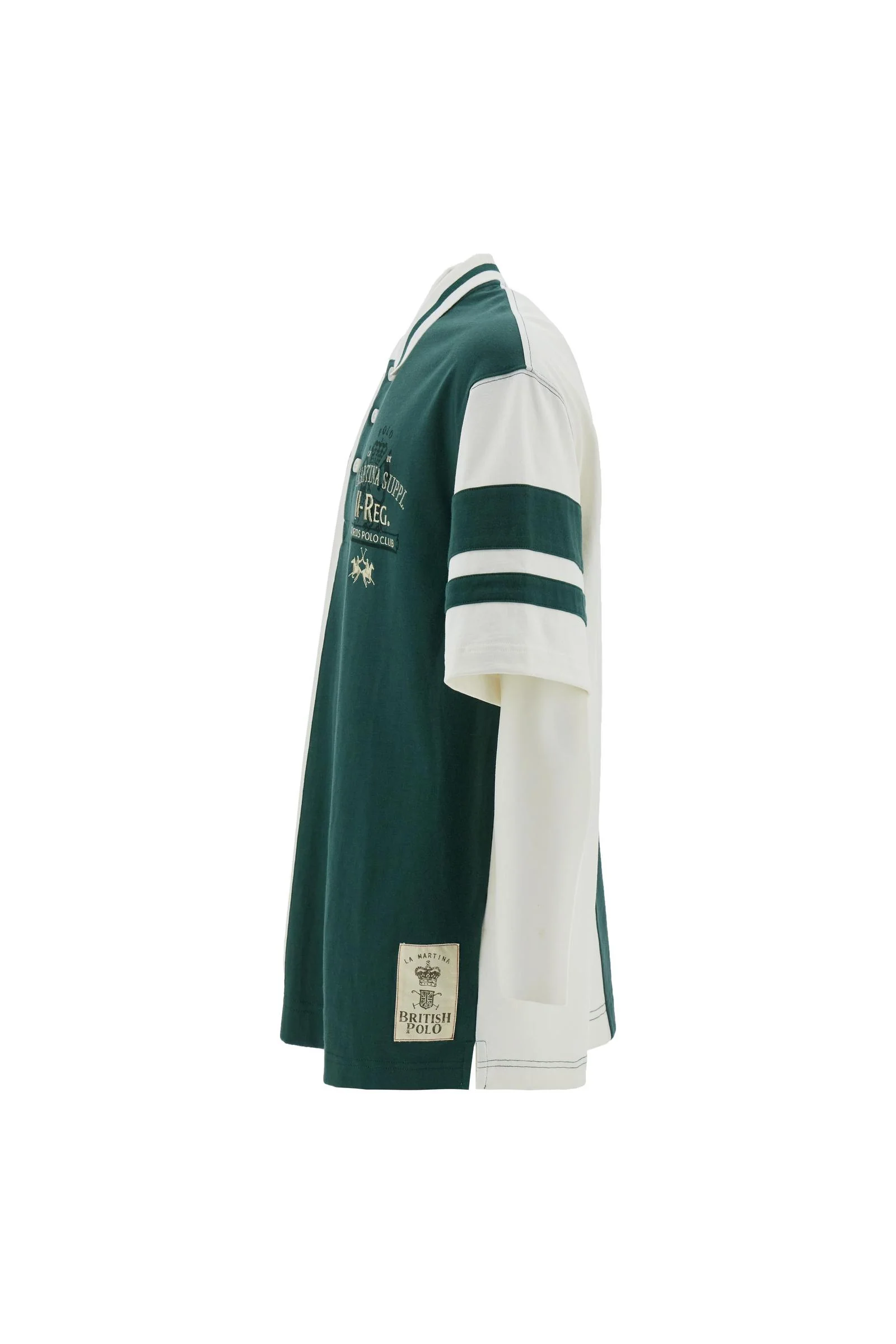 Herren-Poloshirt mit kurzen Ärmeln aus zweifarbigem Heavy Cotton Jersey Guards - Cornelius - Image 7