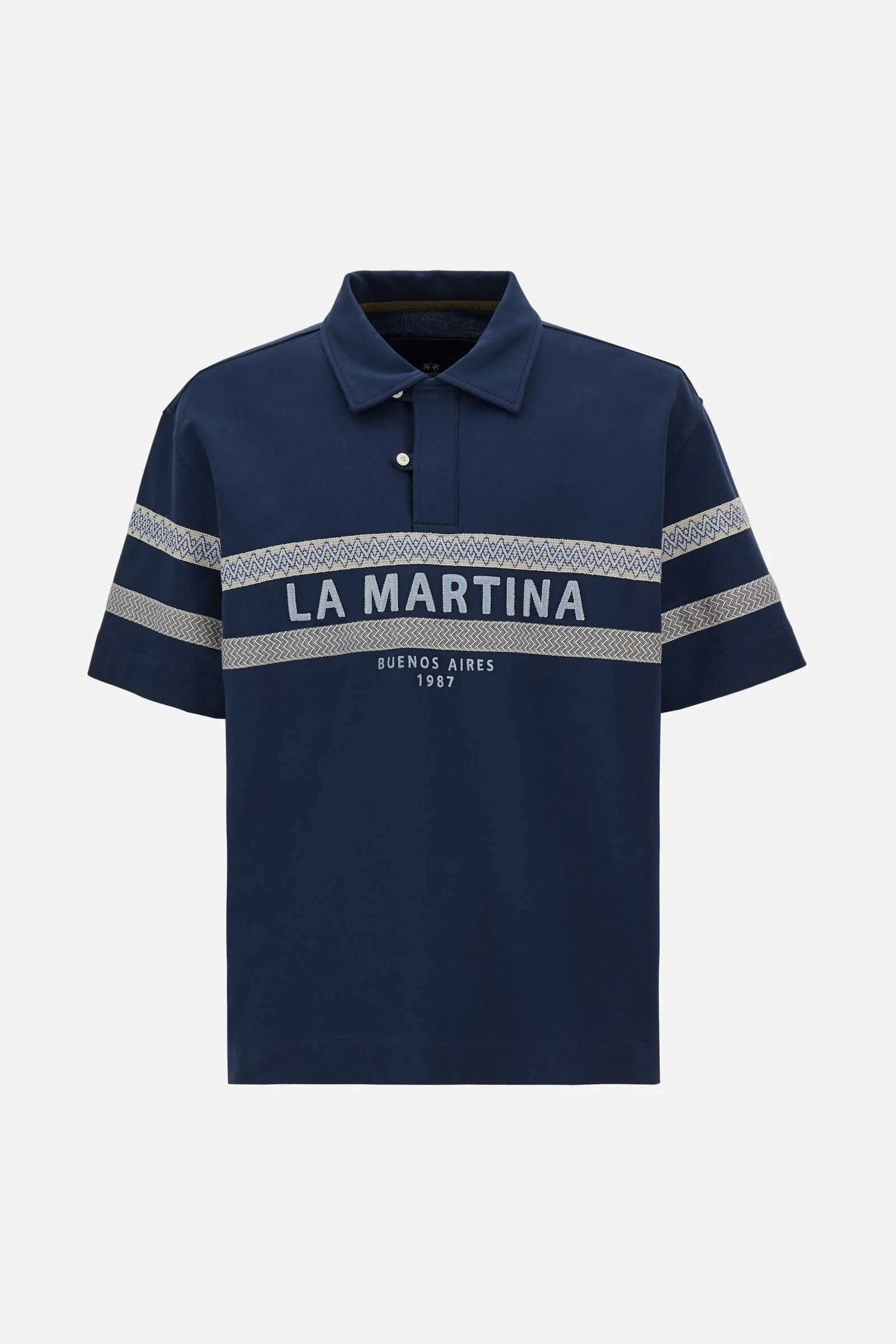 Herren Poloshirt Piqué geometrische Streifen - Colbert - Image 5