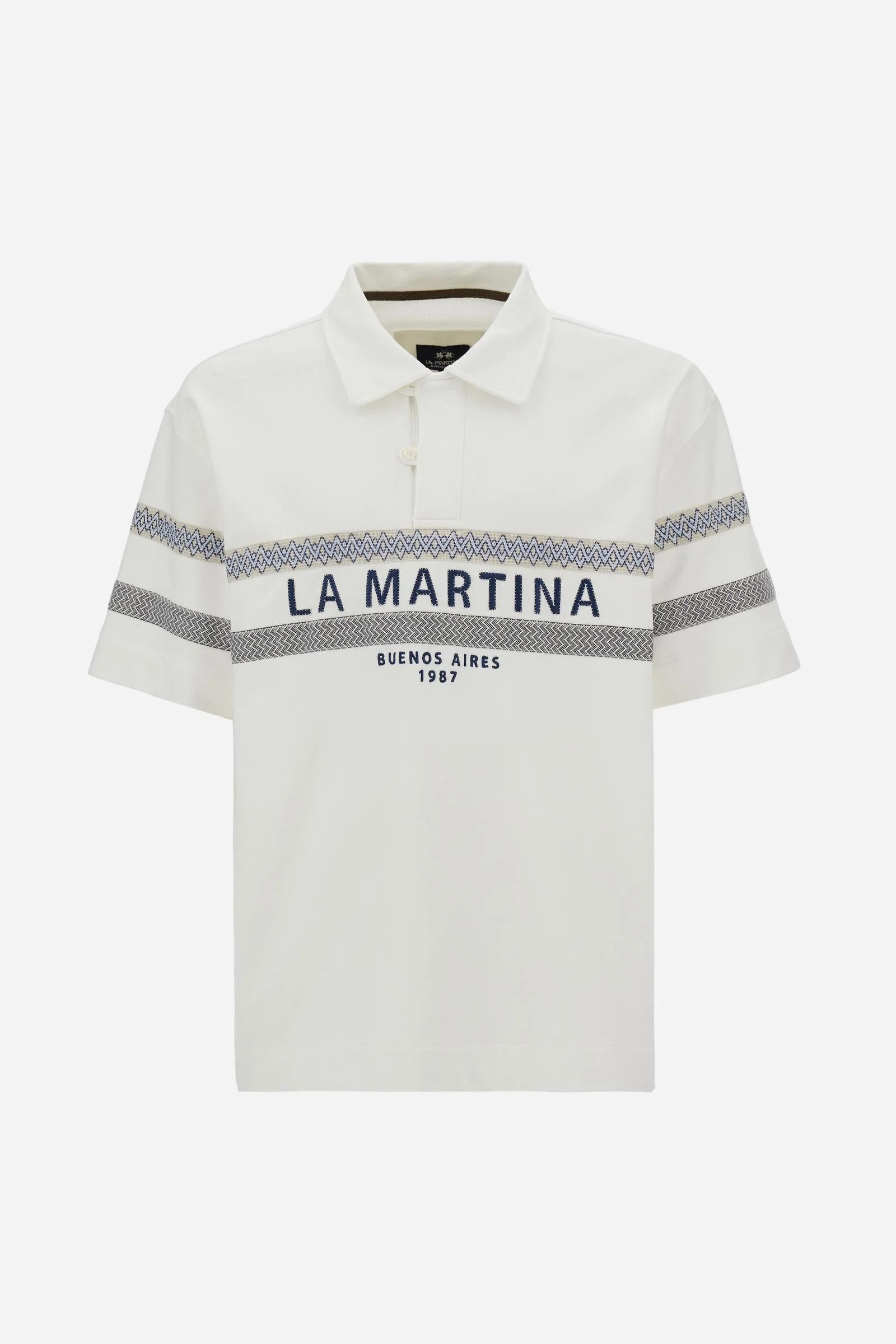 Herren Poloshirt Piqué geometrische Streifen - Colbert - Image 5