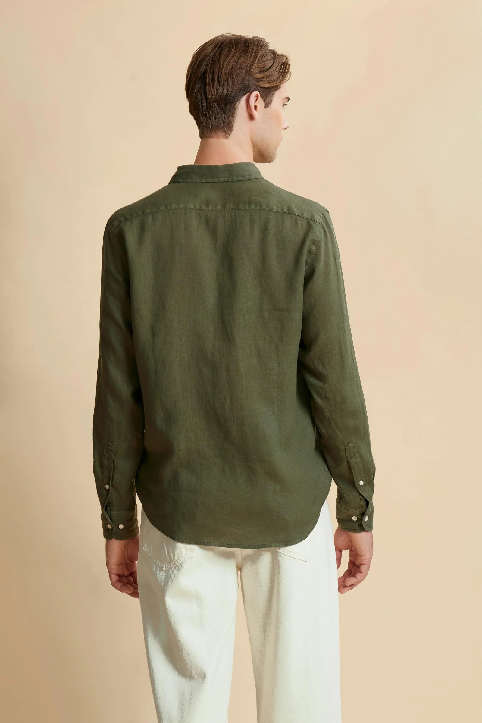 Herren Regular Fit Hemd aus Leinen stückgefärbt - Innocent - Image 4