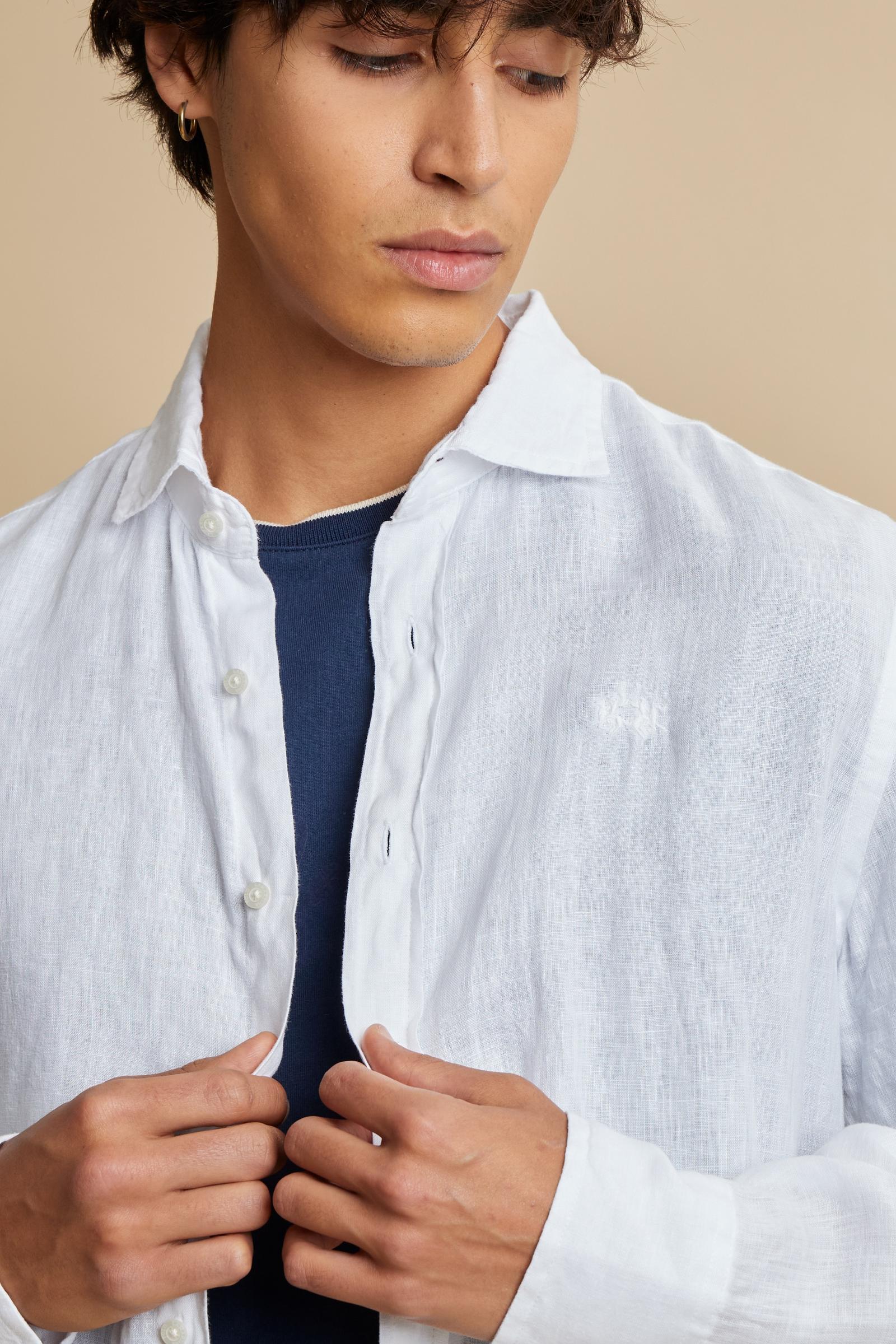 Herren Regular Fit Hemd aus Leinen stückgefärbt - Innocent - Image 3