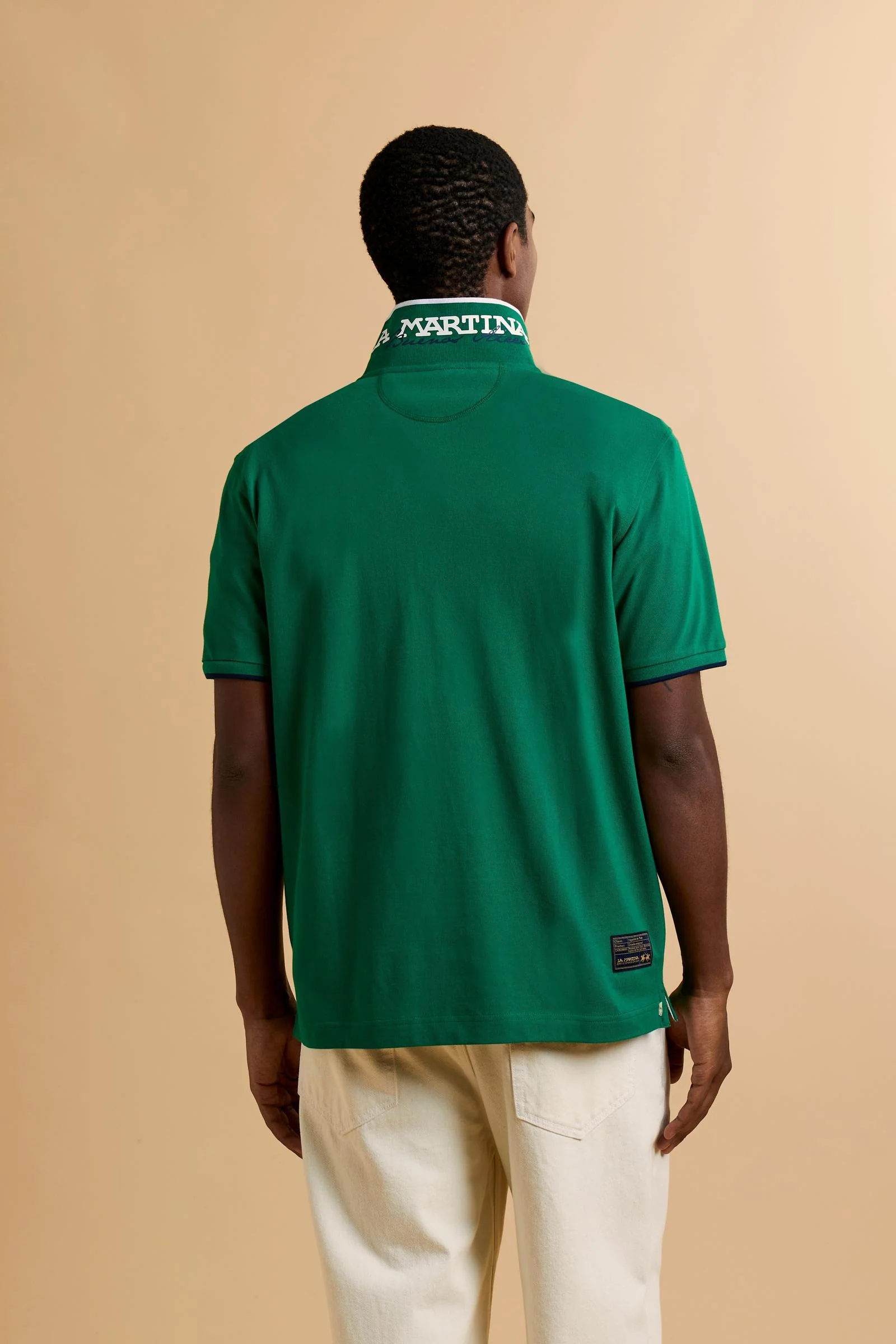 Herren Regular-Fit Poloshirt aus Stretch-Piqué Essential – Russell - Image 4