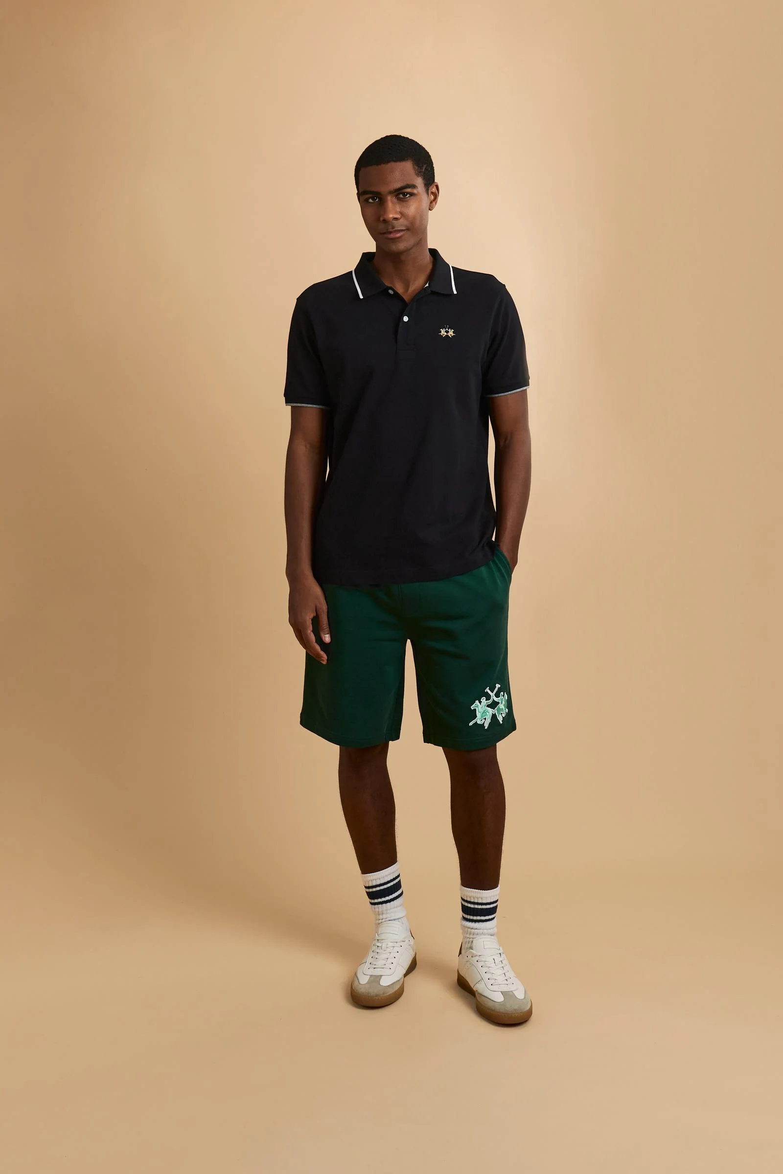 Herren Regular-Fit Poloshirt aus Stretch-Piqué Essential – Russell - Image 2