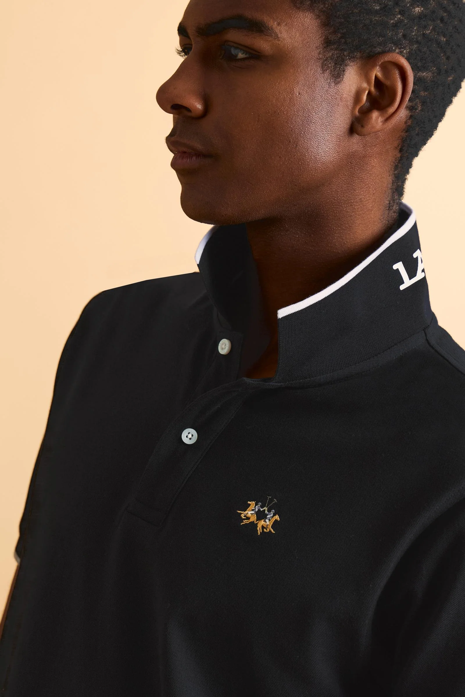 Herren Regular-Fit Poloshirt aus Stretch-Piqué Essential – Russell - Image 3