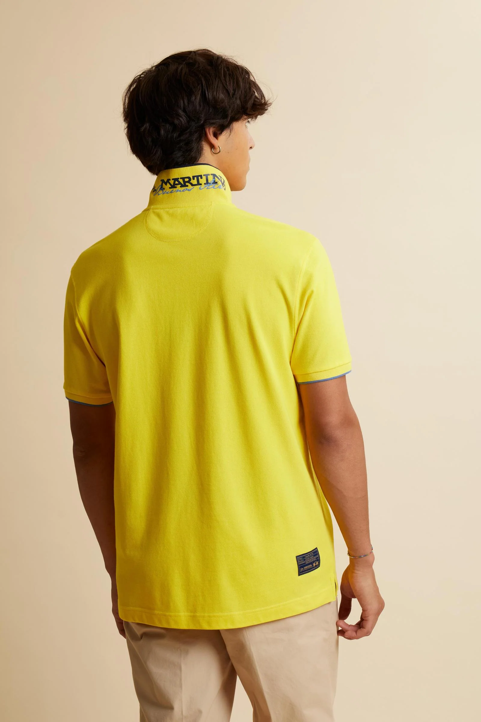 Herren Regular-Fit Poloshirt aus Stretch-Piqué Essential – Russell - Image 4