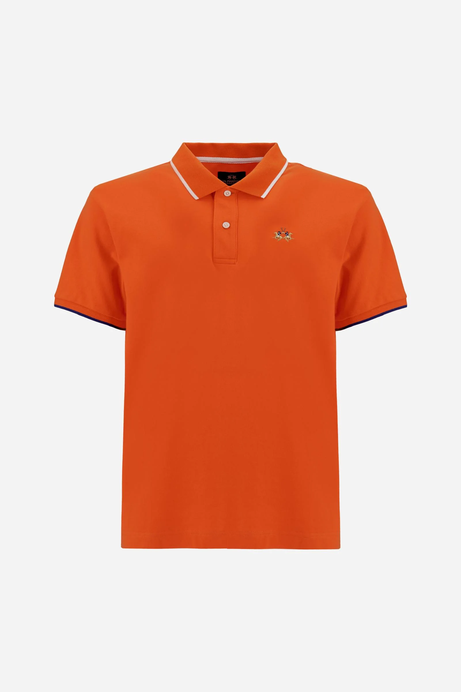 Herren Regular-Fit Poloshirt aus Stretch-Piqué Essential – Russell - Image 5