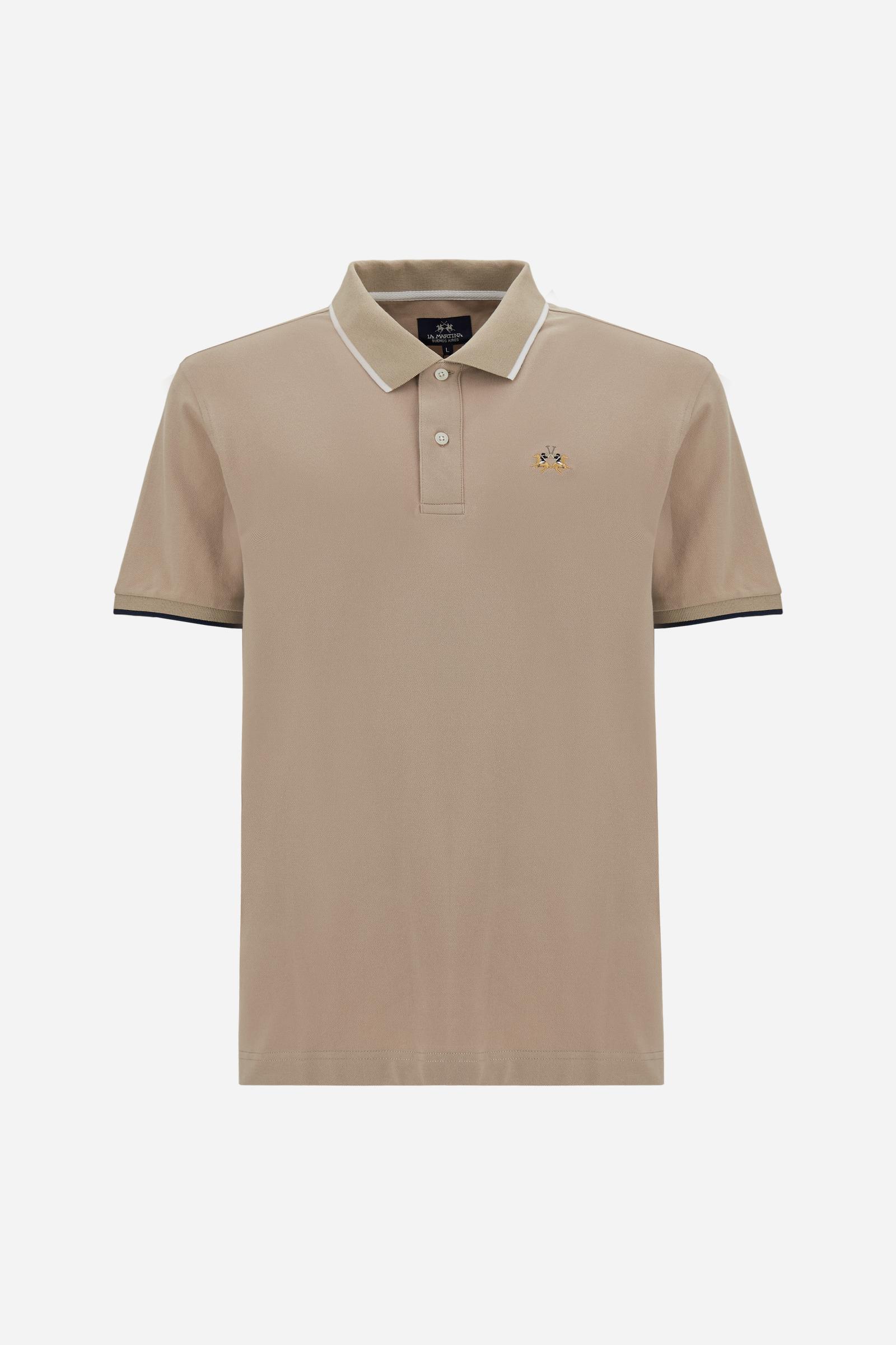 Herren Regular-Fit Poloshirt aus Stretch-Piqué Essential – Russell - Image 5