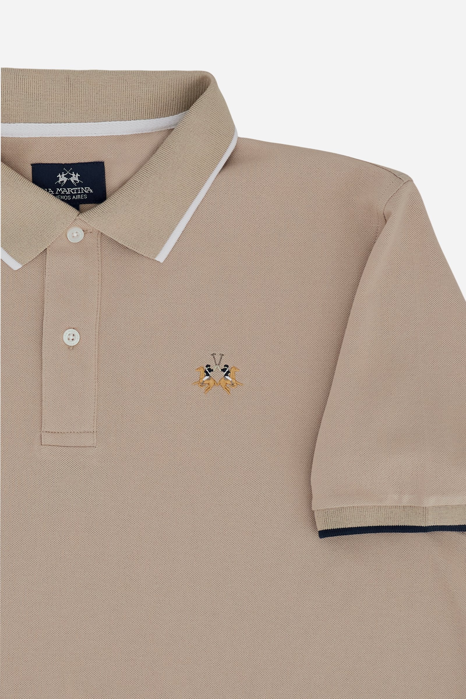Herren Regular-Fit Poloshirt aus Stretch-Piqué Essential – Russell - Image 7
