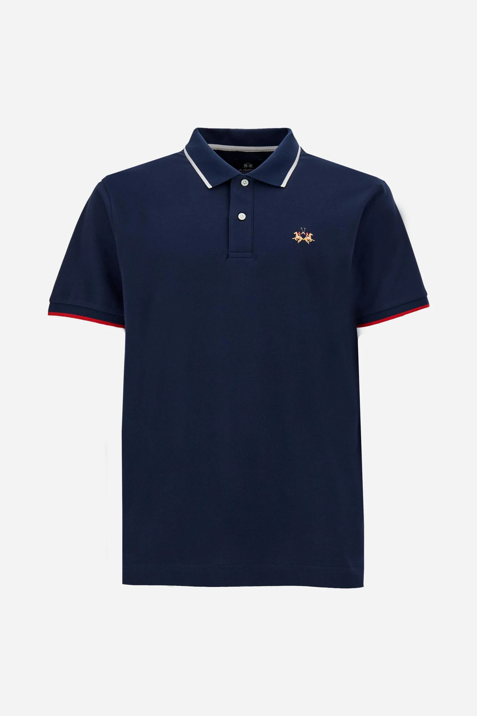 Herren Regular-Fit Poloshirt aus Stretch-Piqué Essential – Russell - Image 5