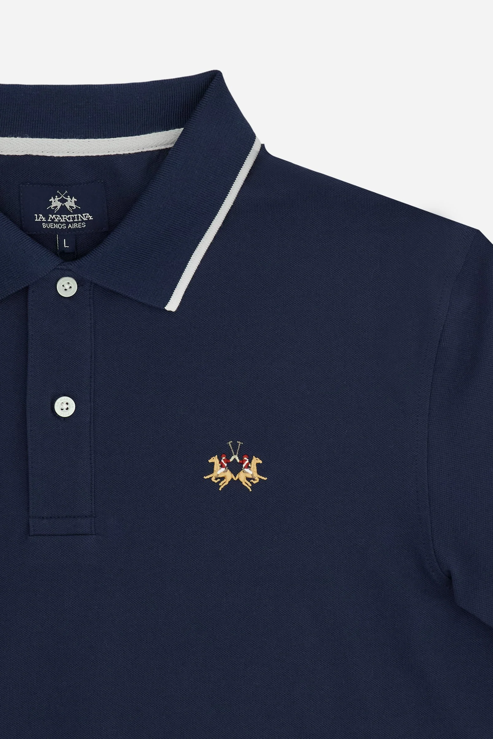 Herren Regular-Fit Poloshirt aus Stretch-Piqué Essential – Russell - Image 8