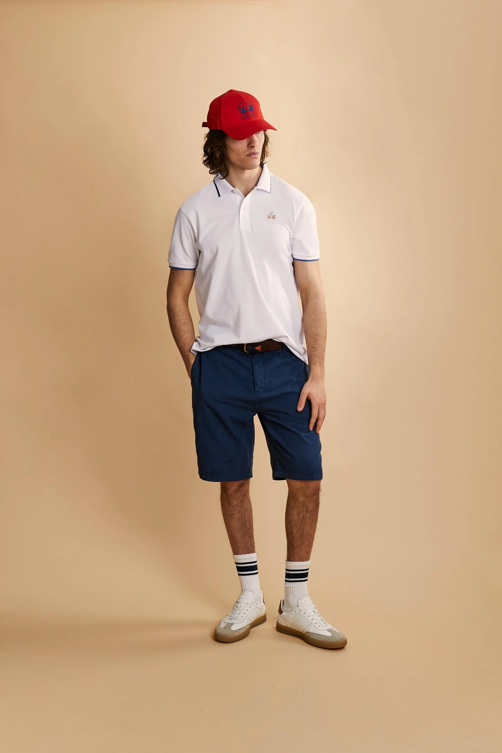 Herren Regular-Fit Poloshirt aus Stretch-Piqué Essential – Russell - Image 2
