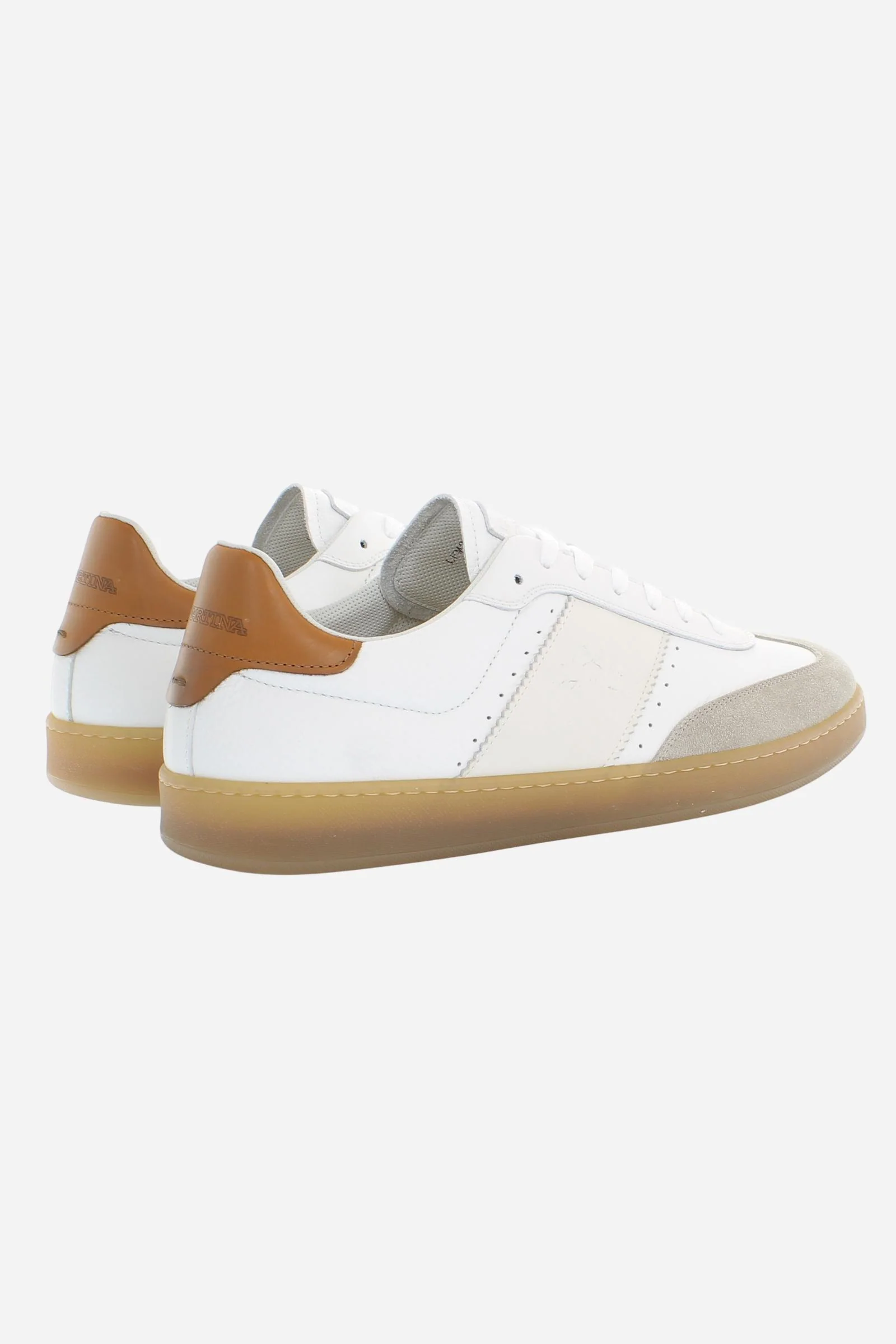 Herren Retro Court Sneaker aus Leder und Veloursleder – Sage - Image 3