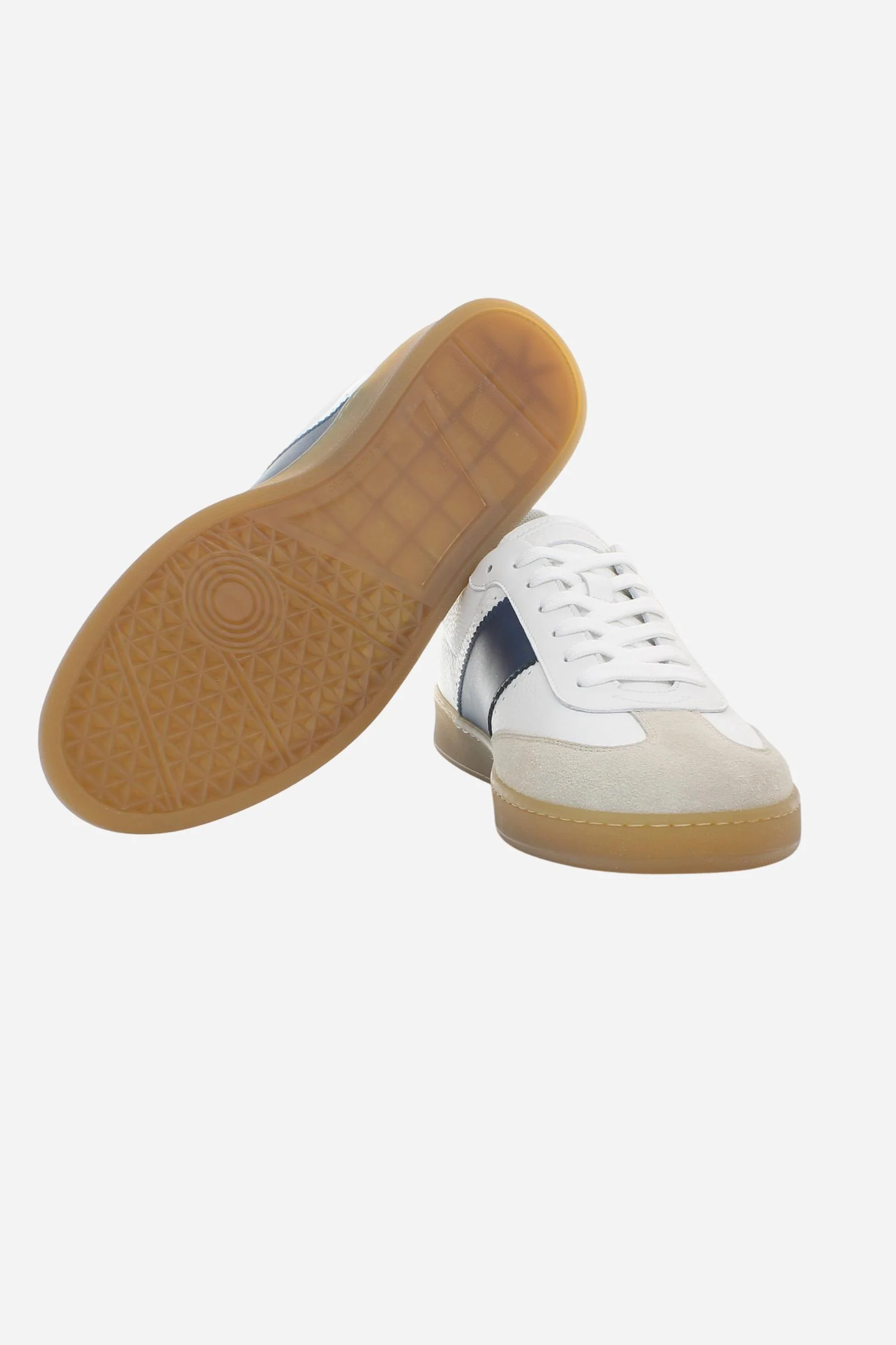 Herren Retro Court Sneaker aus Leder und Veloursleder – Sage - Image 5