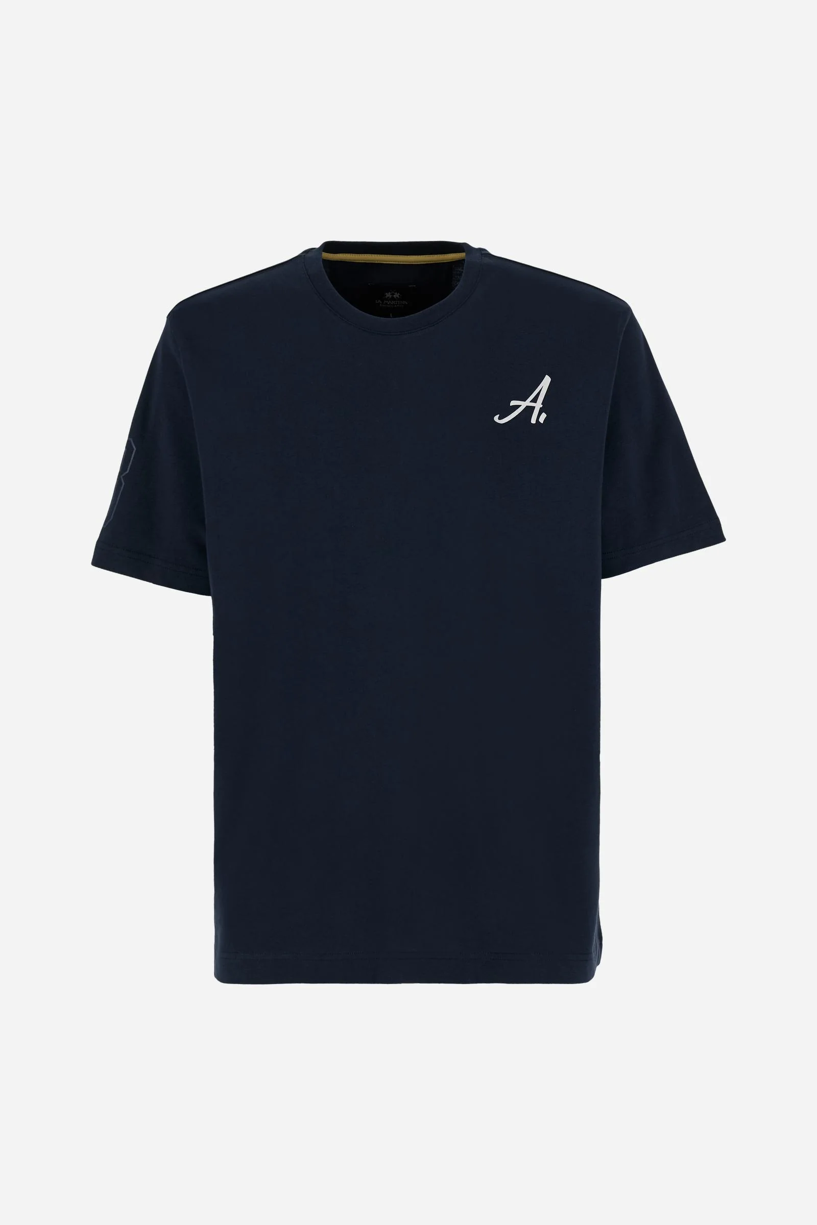 Herren Rundhals-T-Shirt aus Baumwolljersey Elite Polo – Ciceron - Image 5